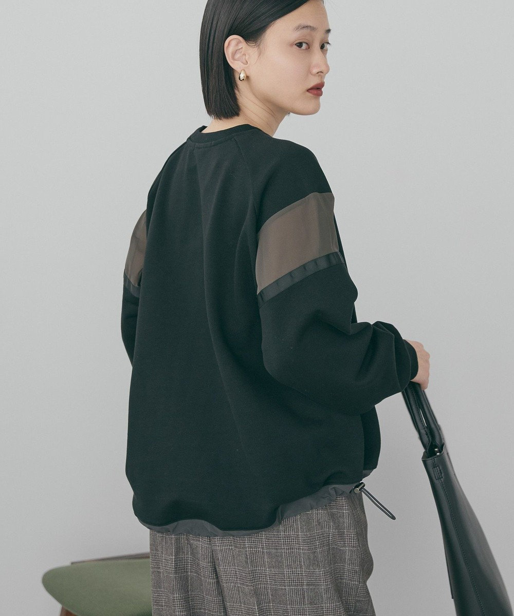 AMERICAN HOLIC 異素材ドロスト配色プルオーバー 