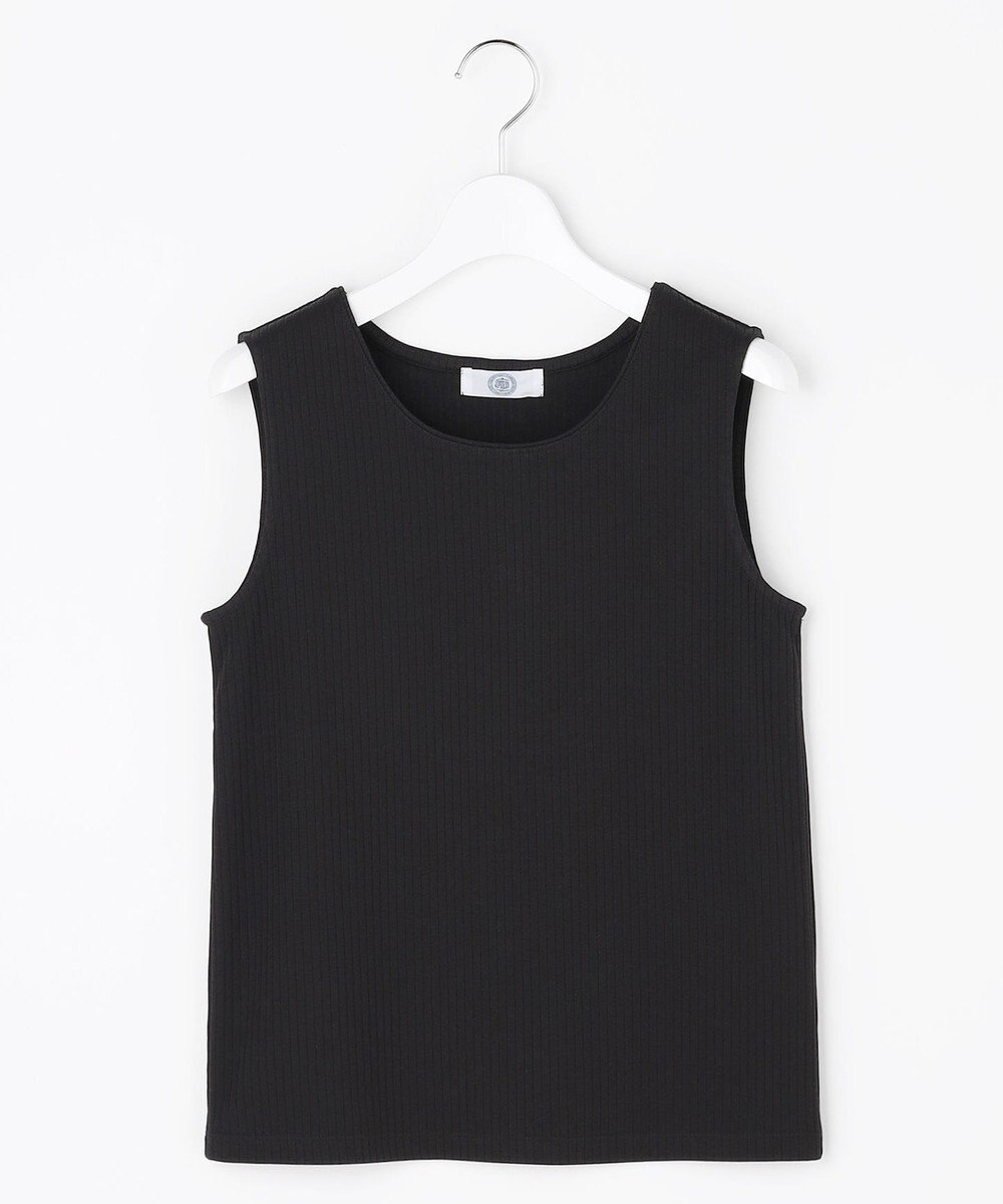 J.PRESS LADIES S 針抜きフライス ノースリーブ カットソー 