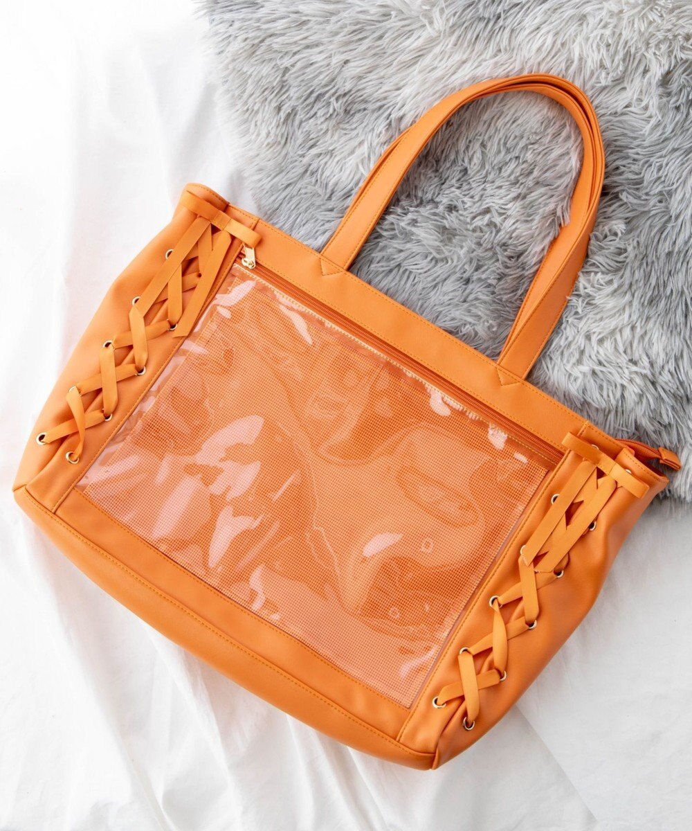 WEGO 【痛バ＆推し活】レースアップ痛バッグL 