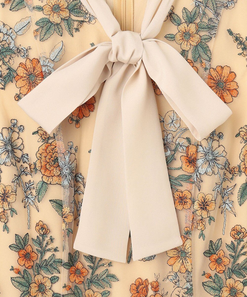 GRACE CONTINENTAL フラワーマーメイドドレス 