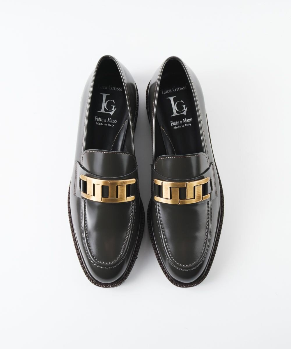 BONTRE 【LucaGrossi/ルカグロッシ】幾何学ビットローファー/K072M-VA 