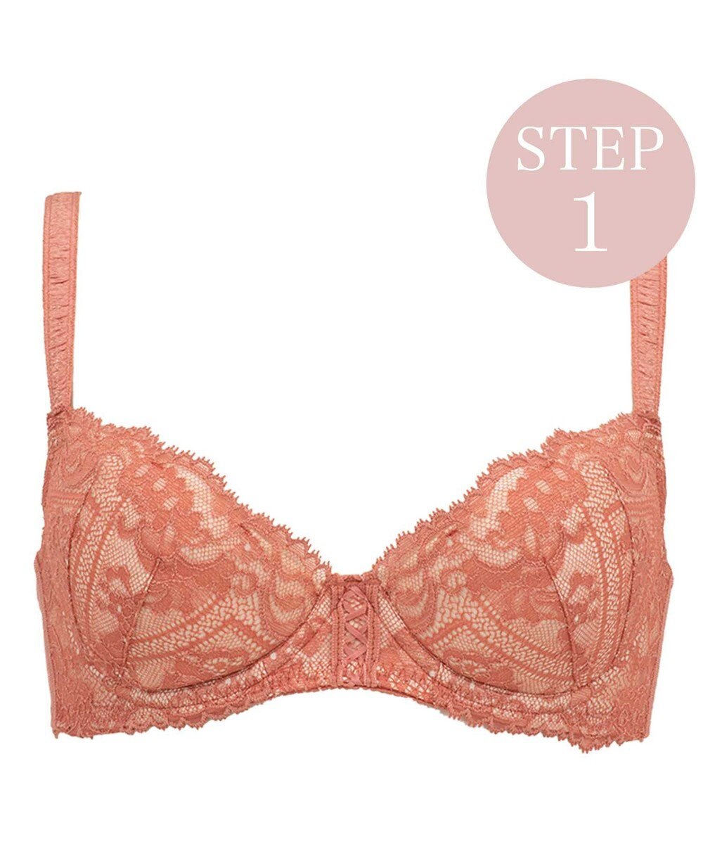 BRADELIS New York 【BRADELIS New York / 育乳ブラ・STEP1 集める】 ジャスミンステップ1ブラ22A1  しっかりバストを集めてナチュラルなシルエットを作る補整ブラ 