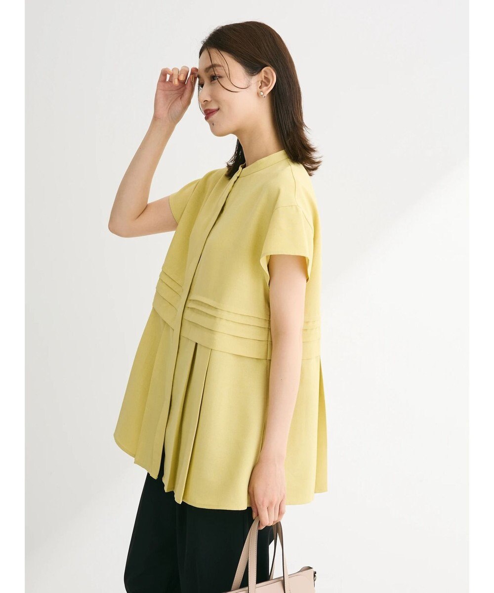 Green Parks プリーツヘムタックチュニック 