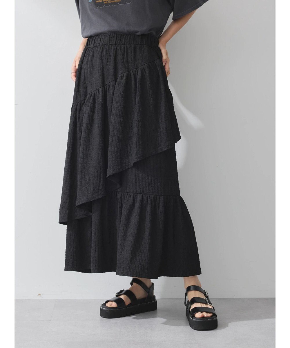 earth music&ecology カットティアードスカート 