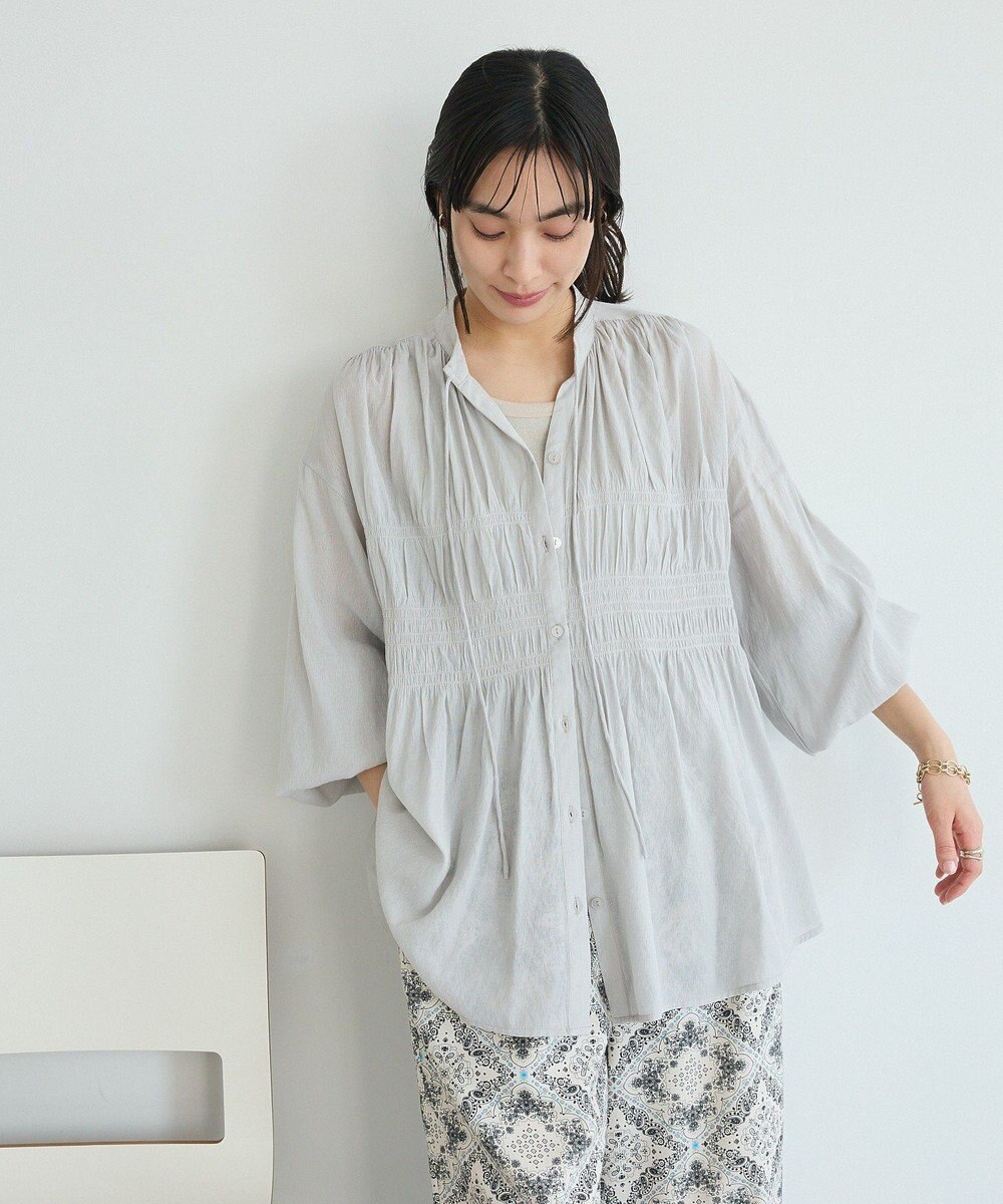 CRAFT STANDARD BOUTIQUE ウ゛ィンテージボイルロングスリーブブラウス 