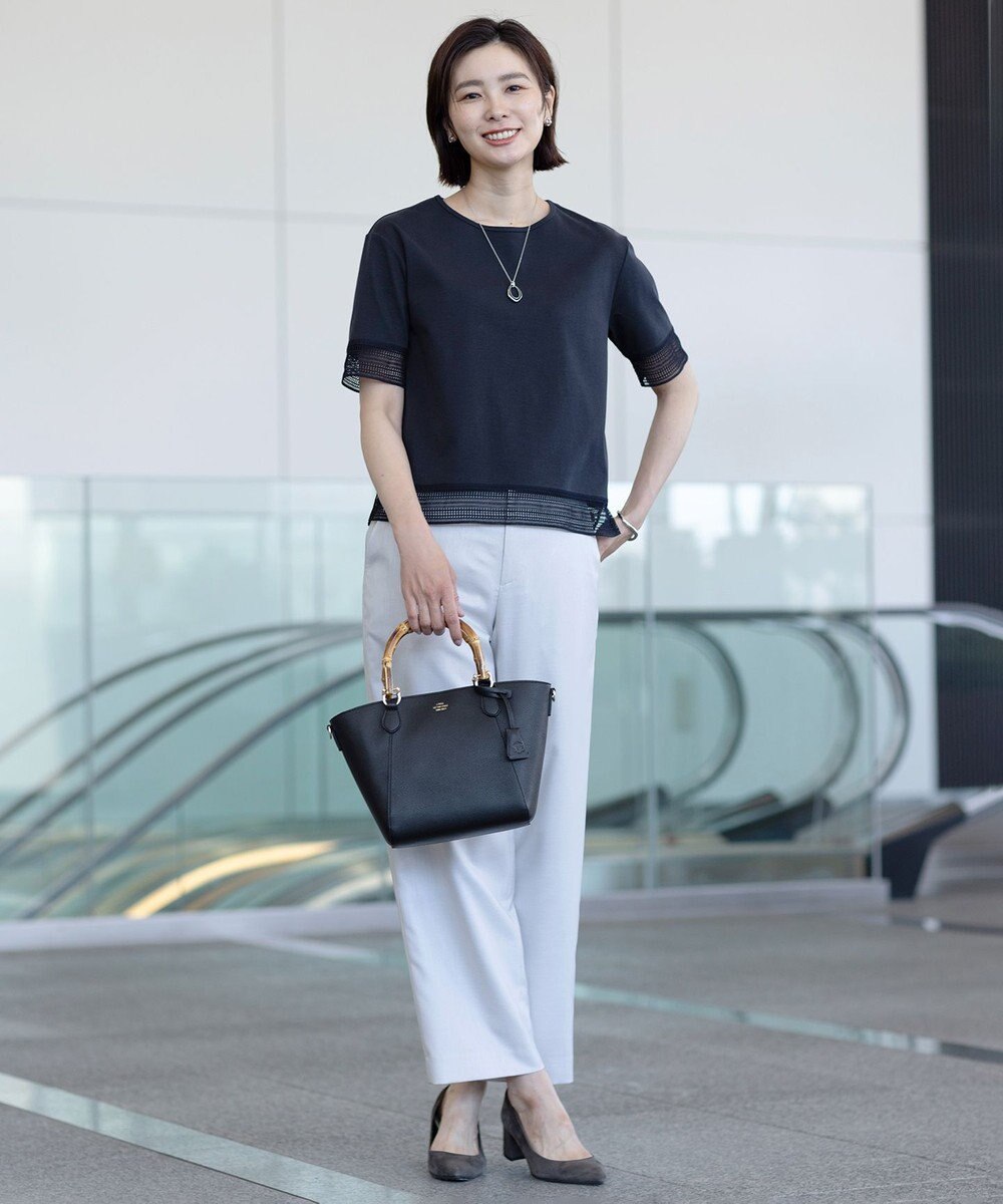 J.PRESS LADIES 【2way】バンブー バッグ 