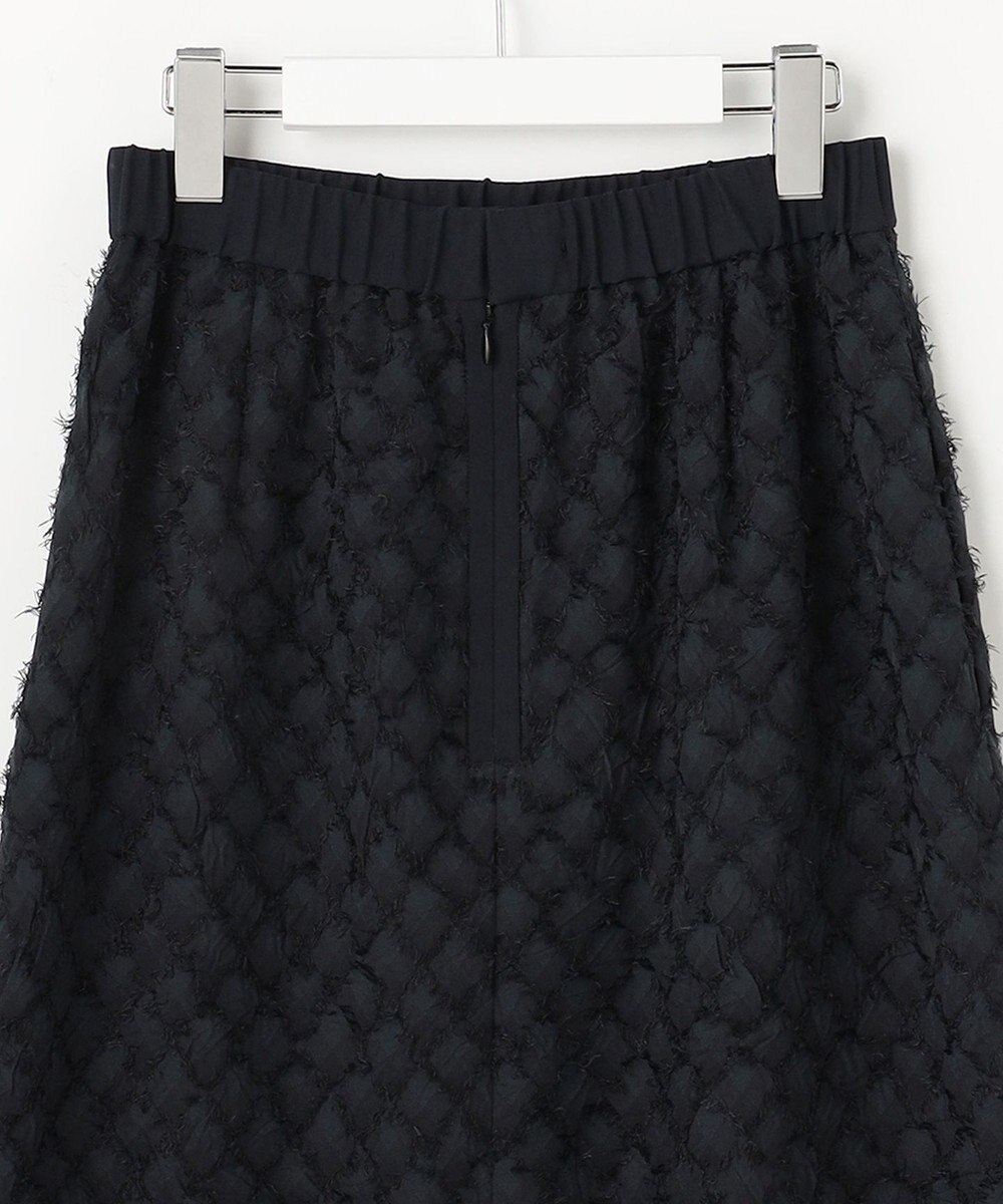 自由区 L 【セットアップ対応】ワッシャーカットジャカード スカート 