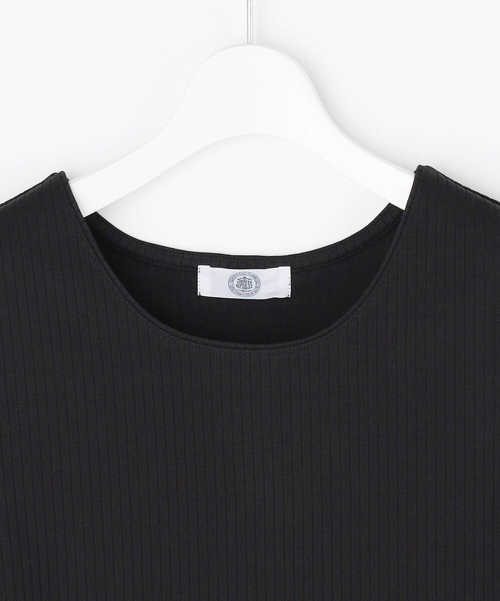 J.PRESS LADIES S 針抜きフライス ノースリーブ カットソー 