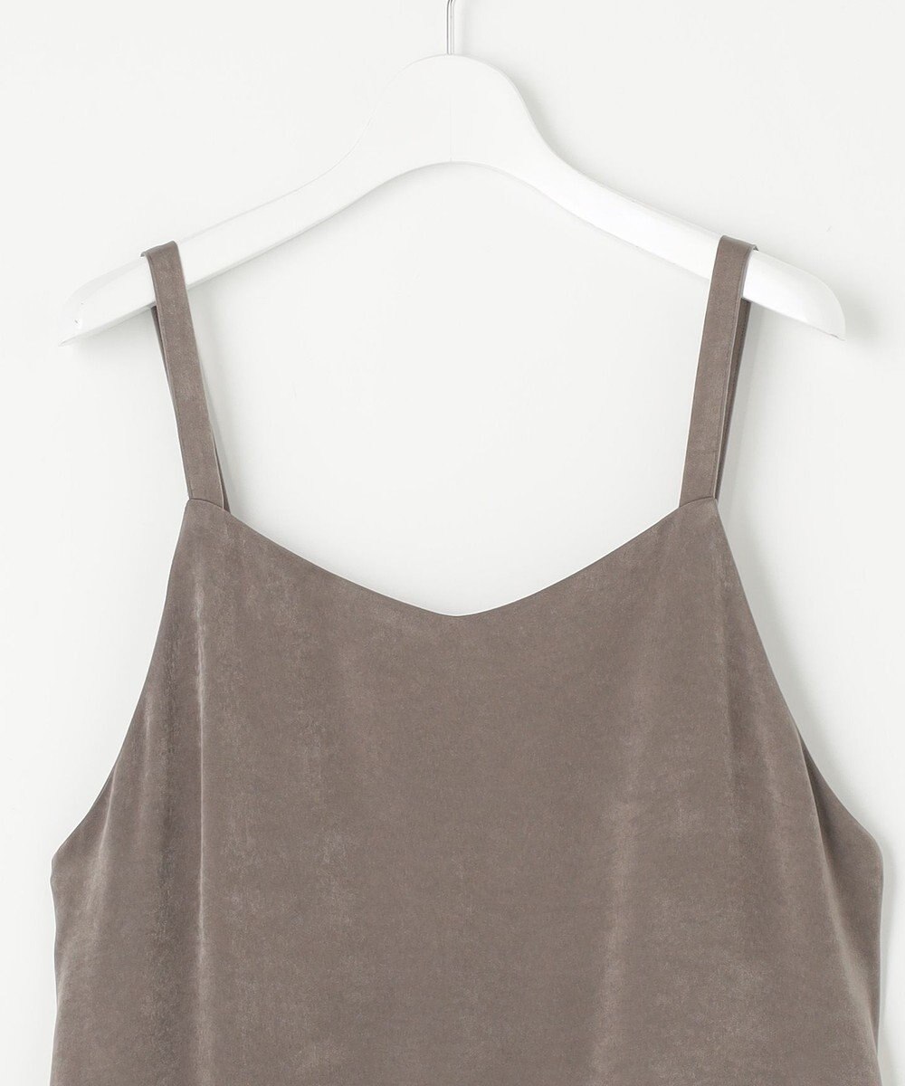 J.PRESS LADIES L 【洗える】マロンサテン キャミソール ワンピース 