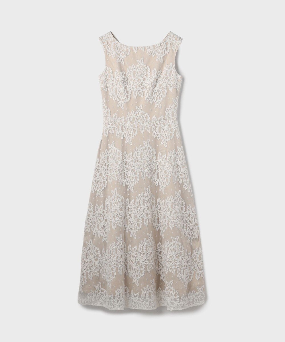 GRACE CONTINENTAL レースボーダードレス 