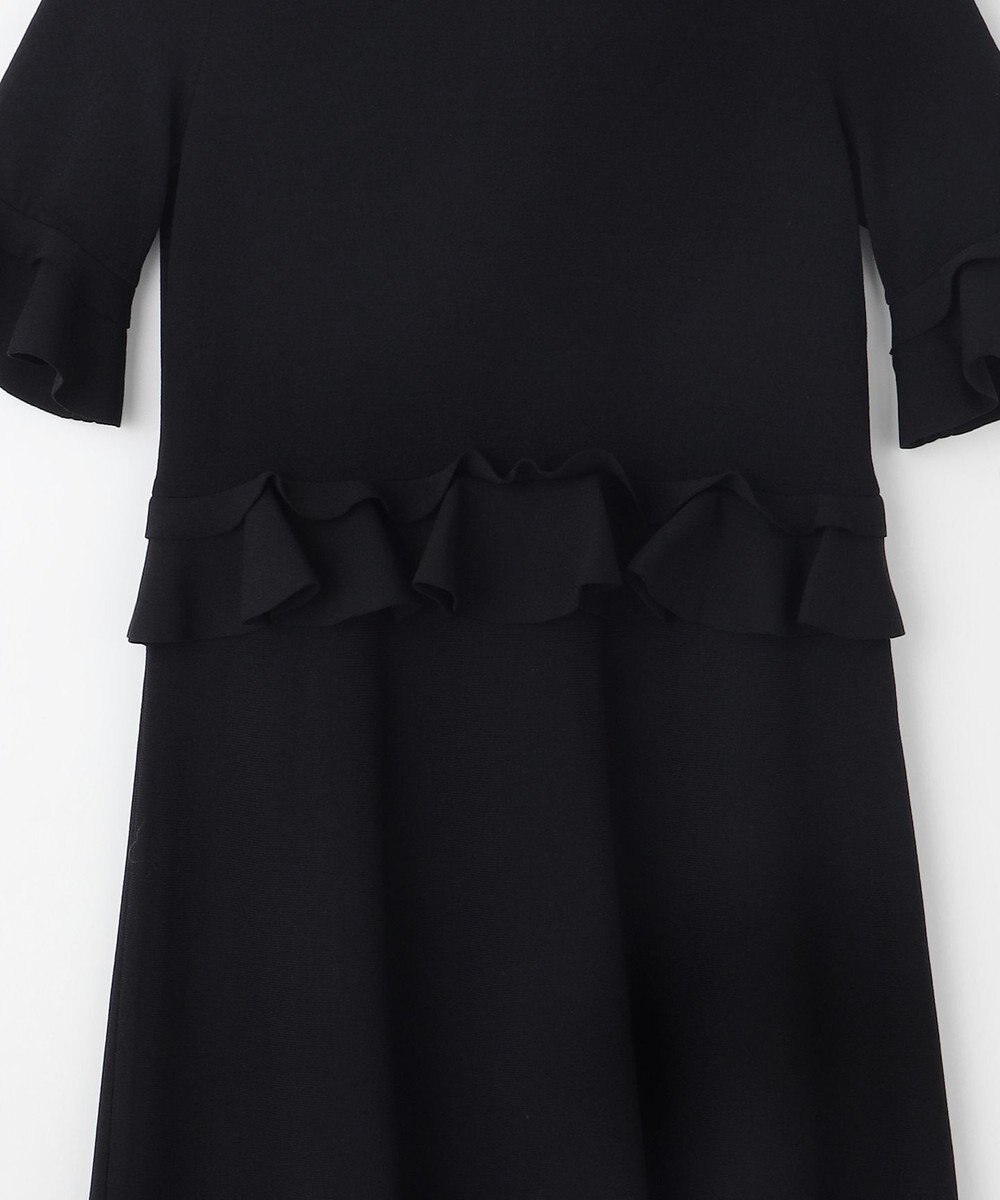 自由区 【カトリエムブーケ】Ruche フリルディテールニットドレス 