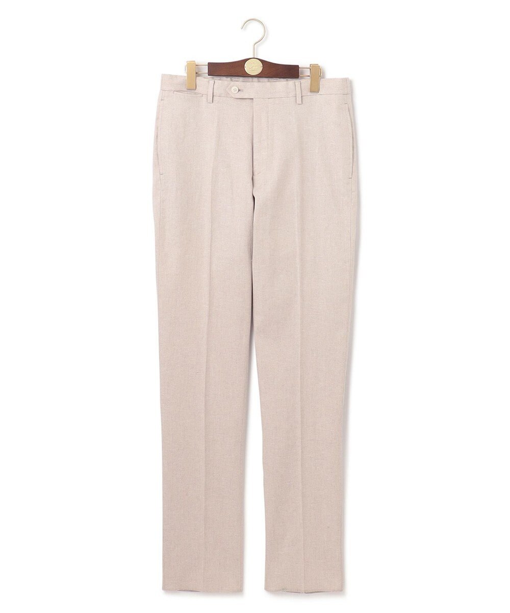 J.PRESS MEN 【ウォッシャブル可】コンフォートストレッチリネン スラックス 