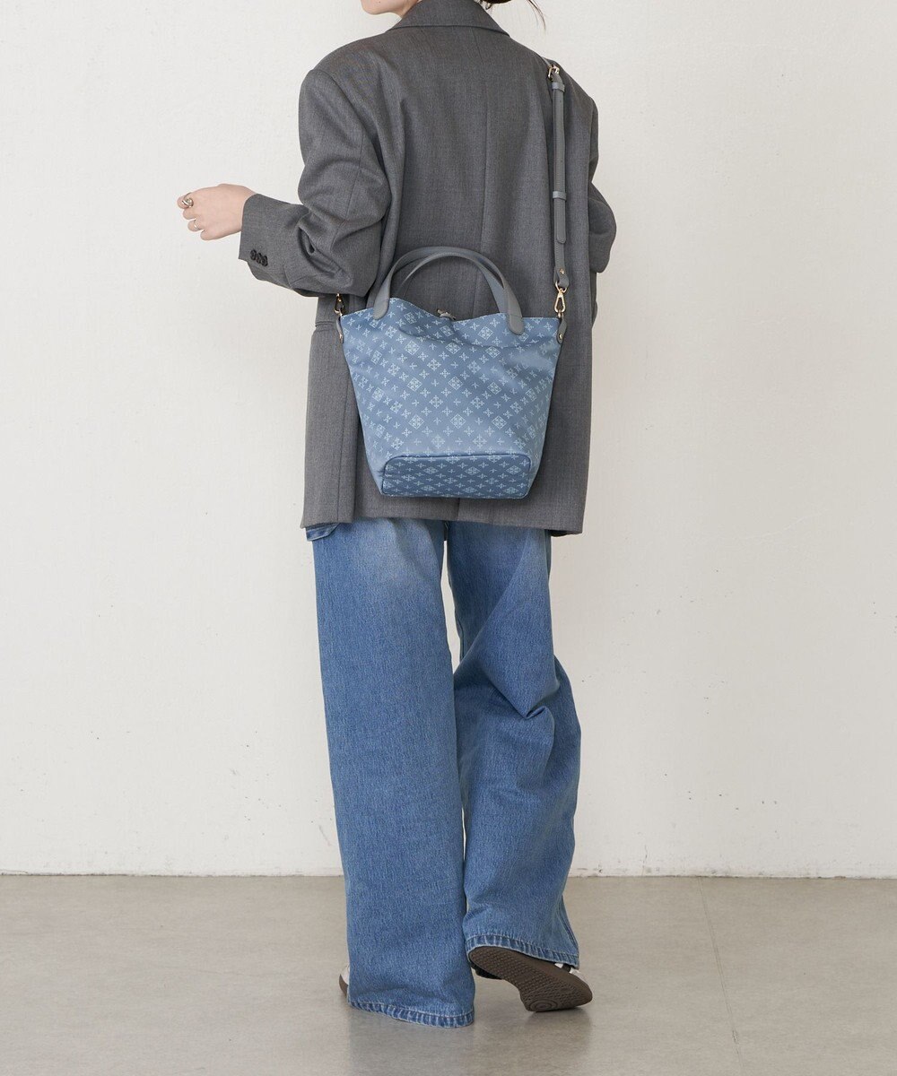 russet ナイロンジャガード2WAYミニトートバッグ(SF-260) 