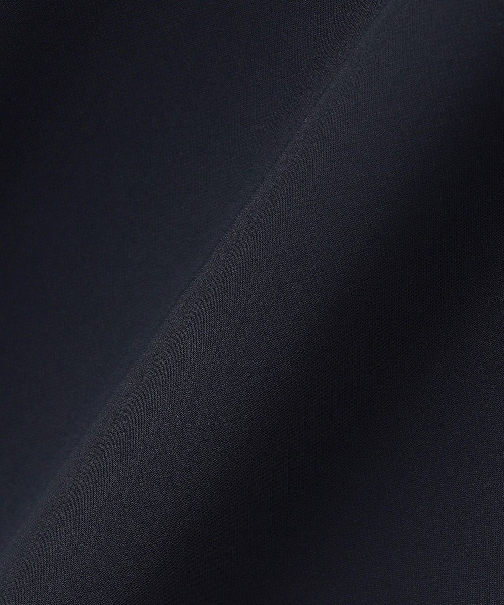 組曲 L 【KUMIKYOKU NAVY】コンフォータブルドレープ レース襟ワンピース 