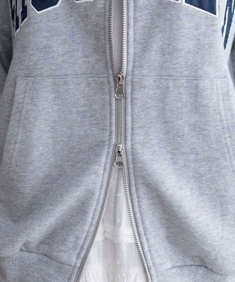 WEGO グラフィックBIGZIPパーカー 