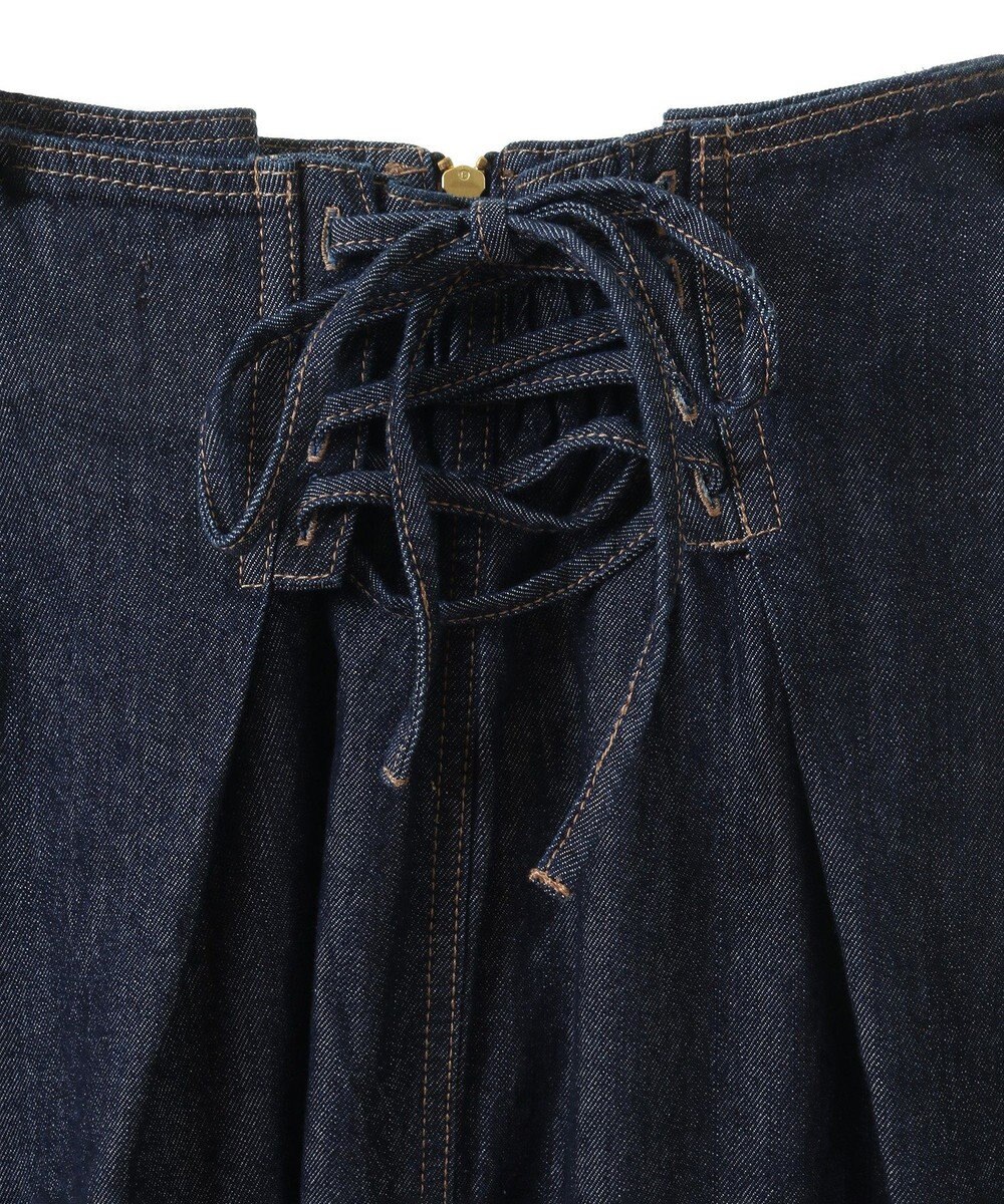 earth music&ecology フロントＺＩＰデニムスカート 