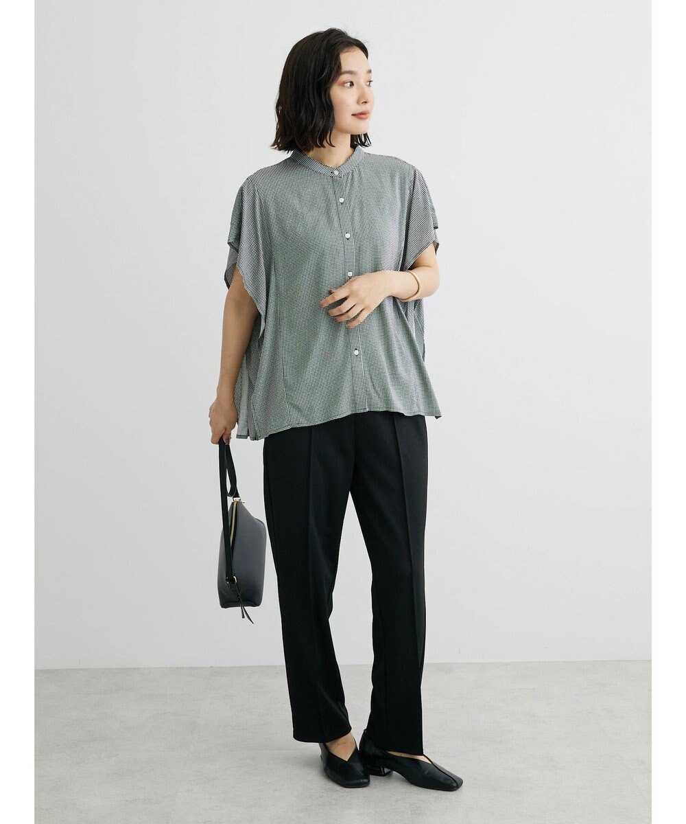 Green Parks 接触冷感　アソート柄ブラウス 