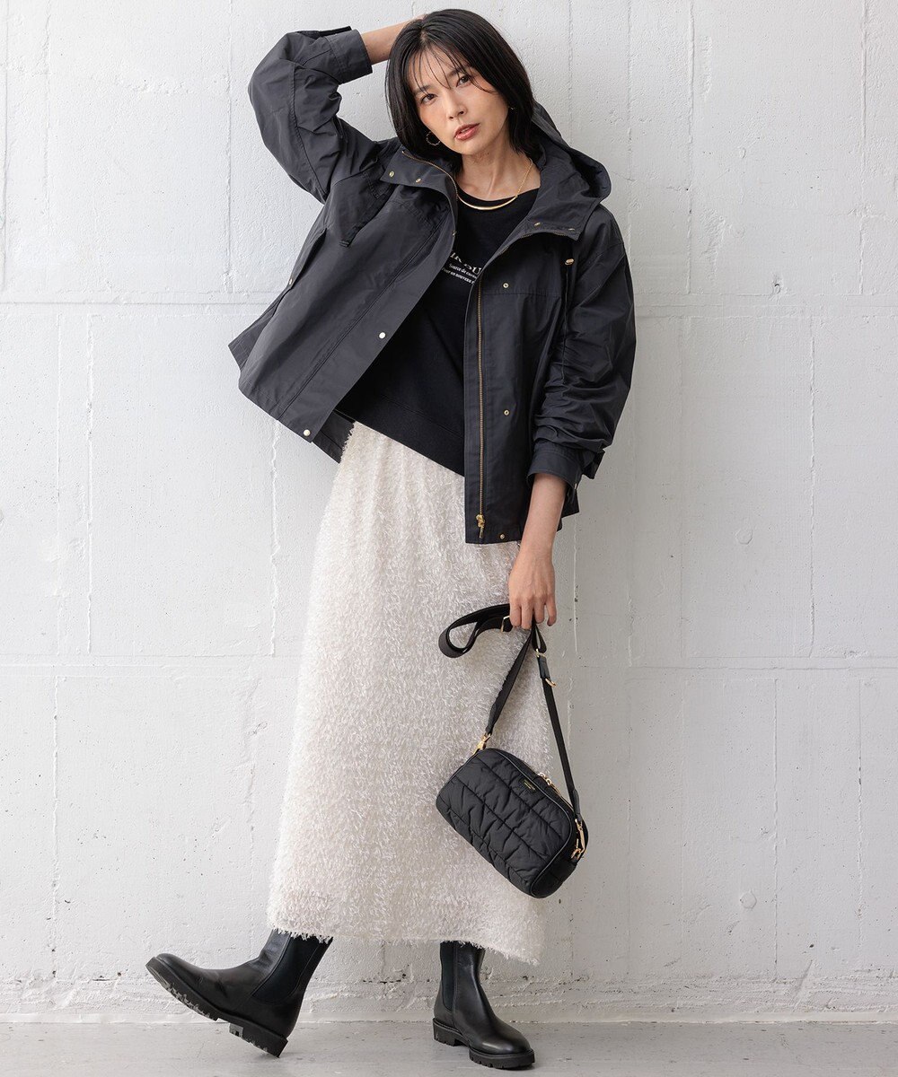 23区 S 【洗える】ライトコットンテリー ワイドスリーブ ロゴ カットソー 