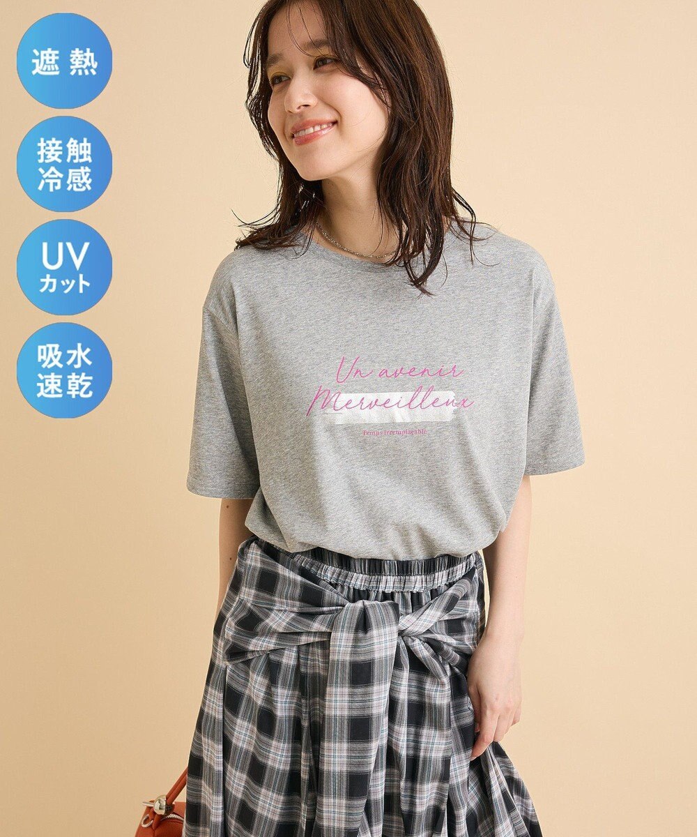 Green Parks 【適ON】箔プリントロゴＴシャツ 