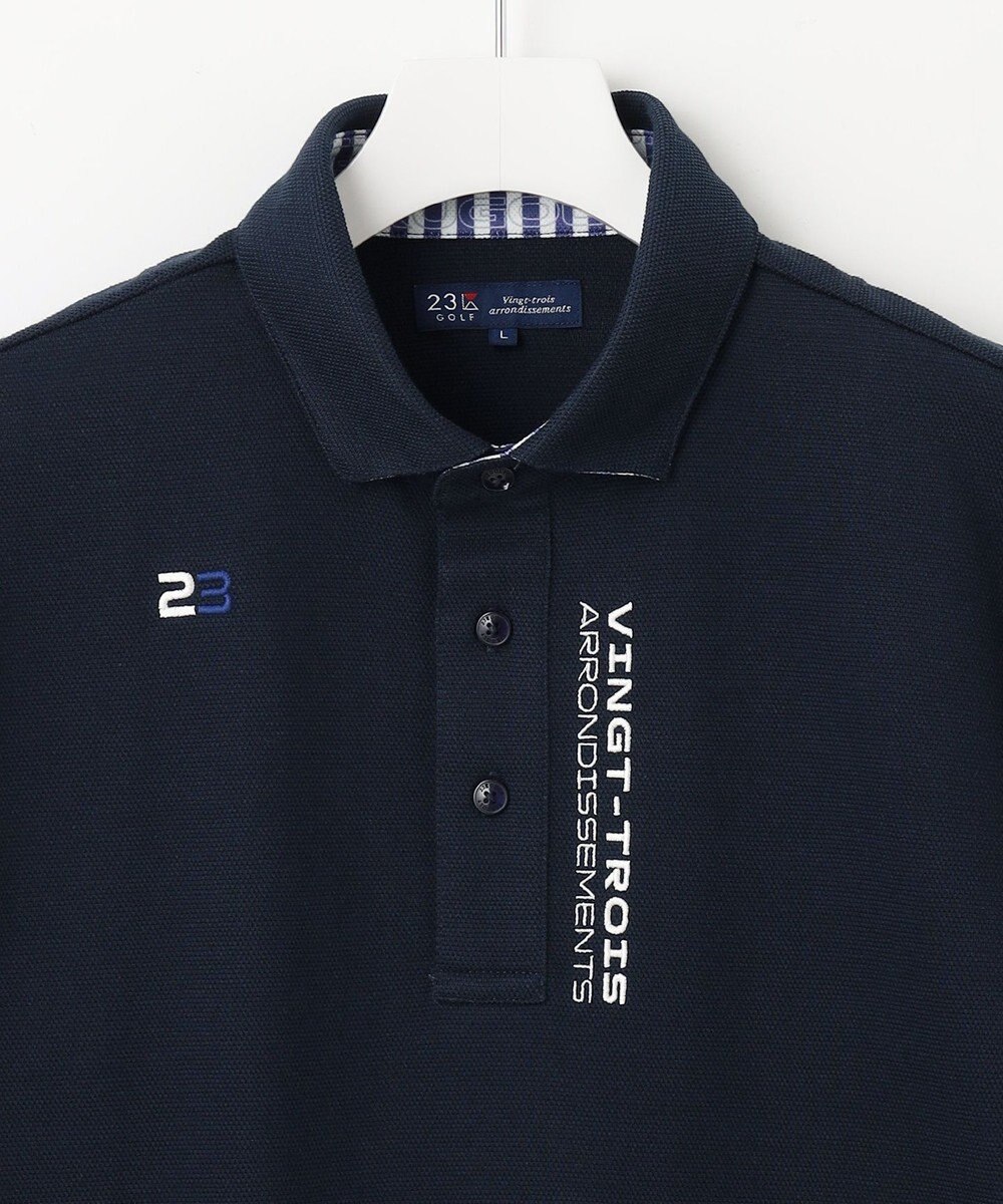 23区GOLF 【MEN】【UVケア 】ベーシック 長袖ポロシャツ 