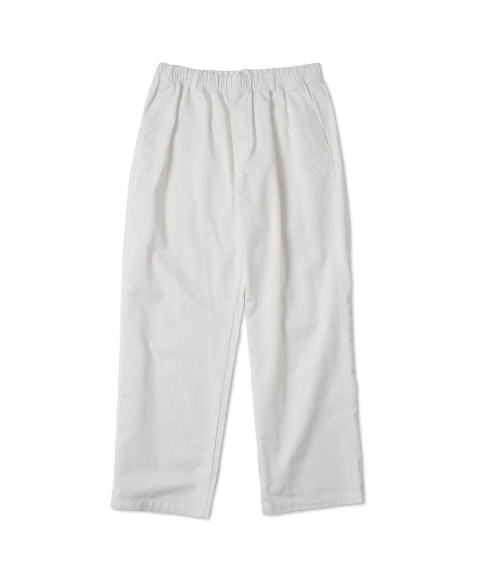 WEGO 【ウエストゴム/SMLサイズ展開/ユニセックス着用ITEM】チノイージーストレートパンツ 