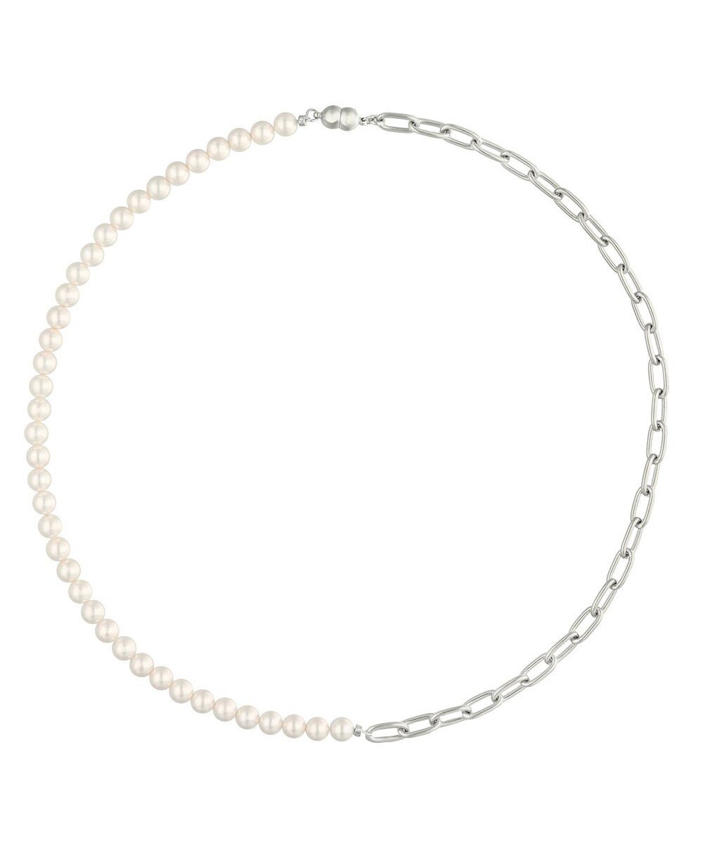 NAVE 【AFFECT】パール＆チェーンネックレス大 