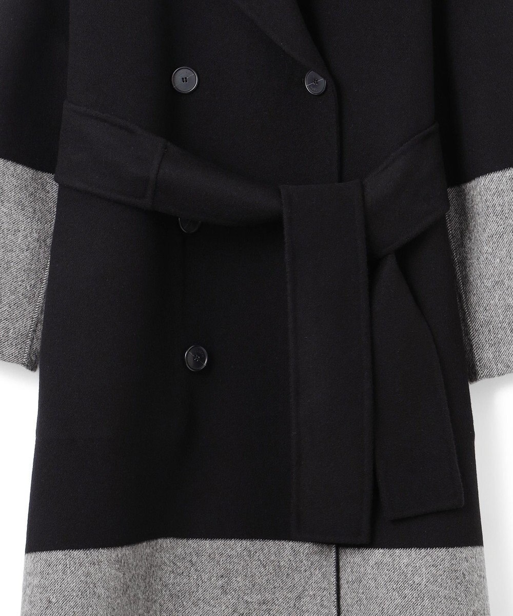 JOSEPH ダブルフェイスカラーブロック　ダブルブレステッドコート 