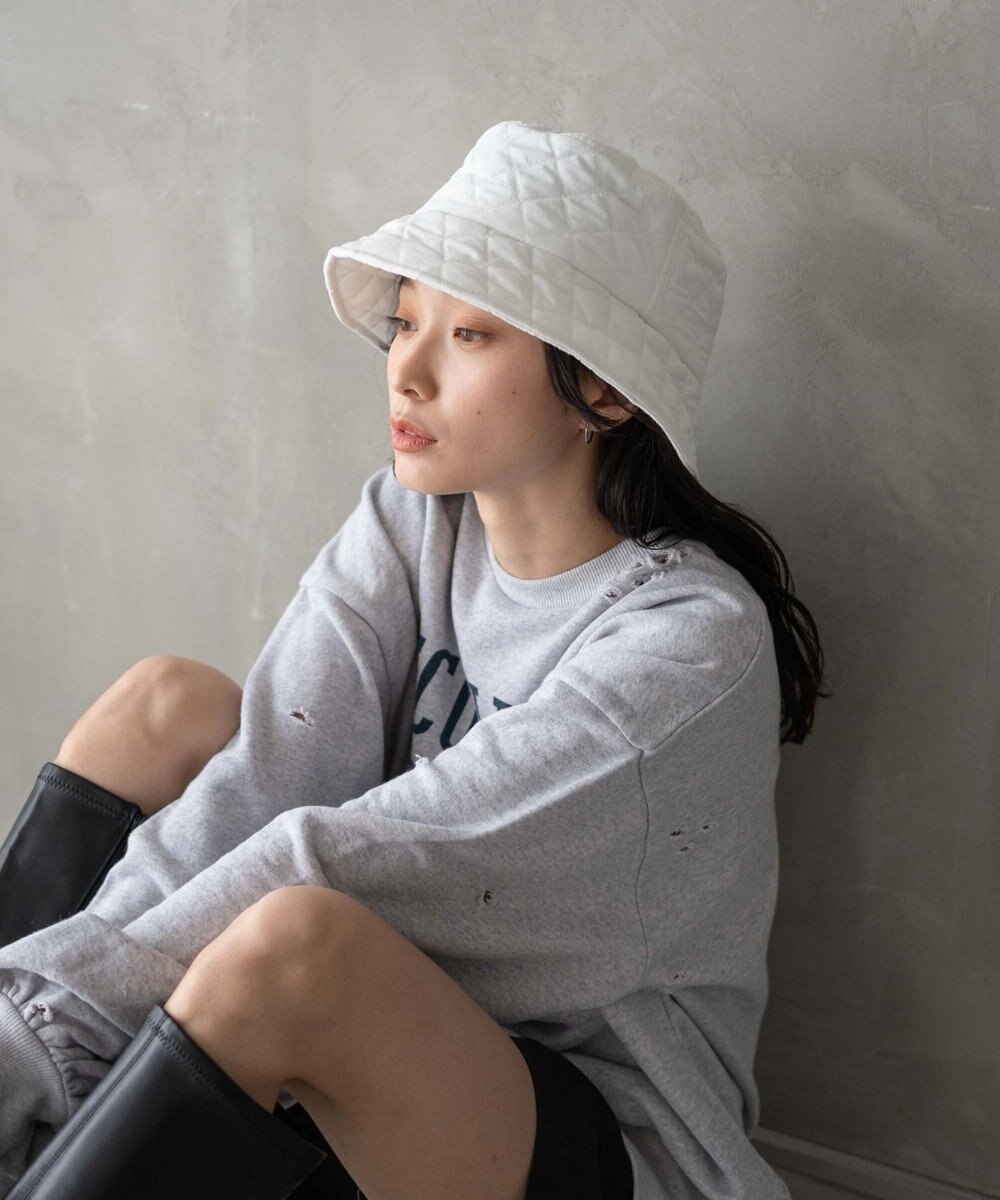 WEGO キルティングバケットハット 