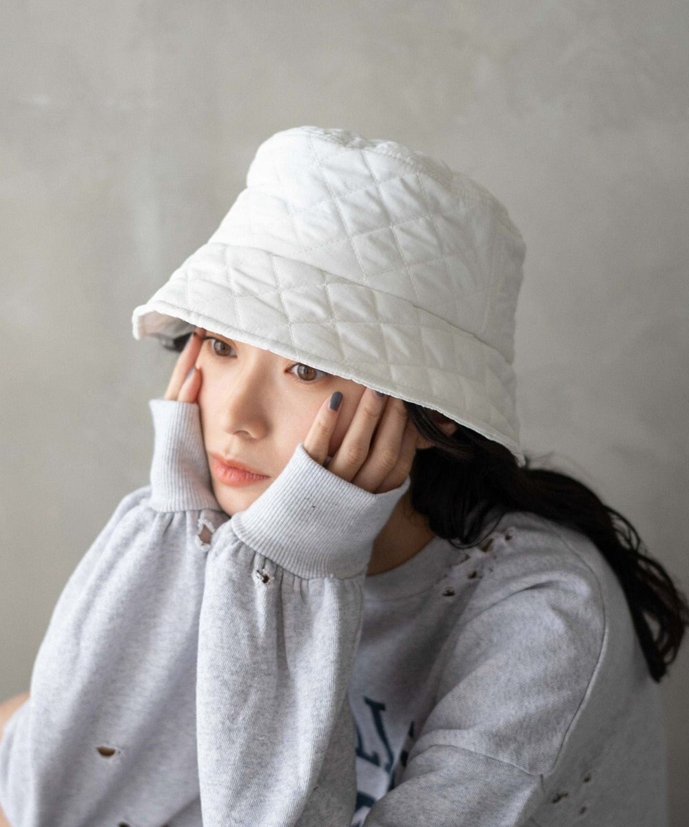 WEGO キルティングバケットハット 