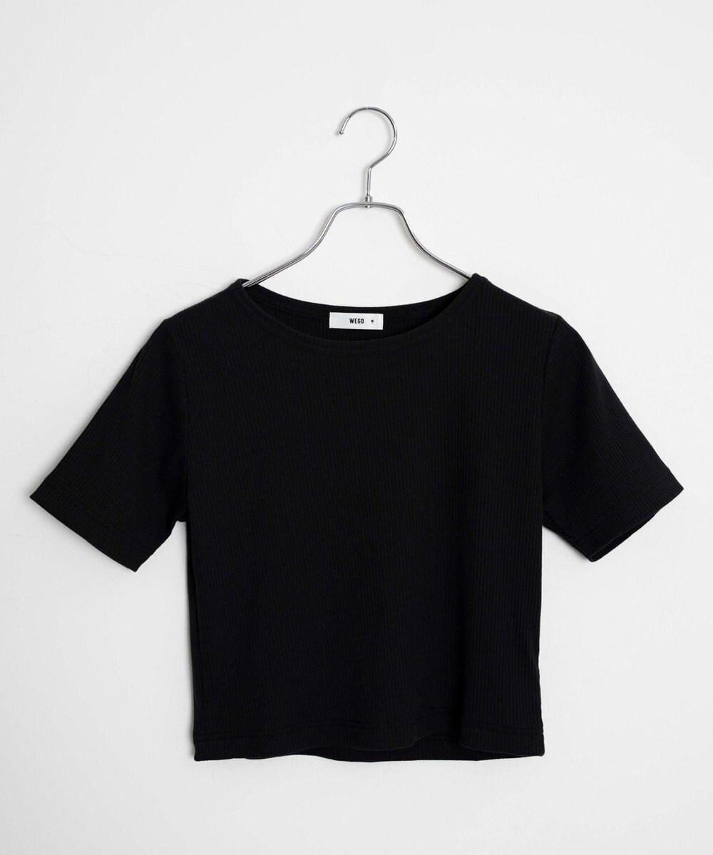 WEGO 【洗える/SML】コンパクトリブT 