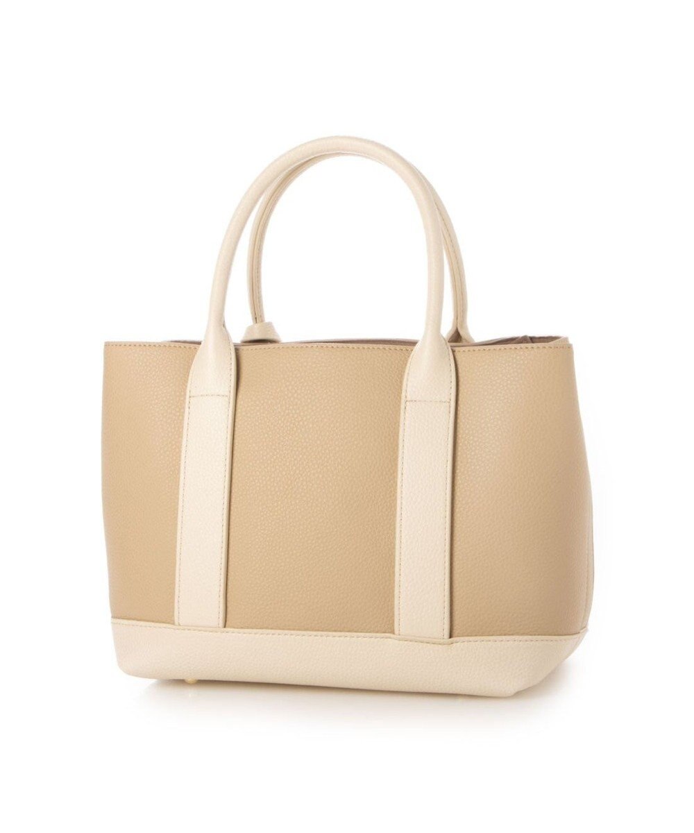 UNBILLION 【テレビ ドラマ着用アイテム】cachecache ショルダー付きパーテーション合成皮革トート 