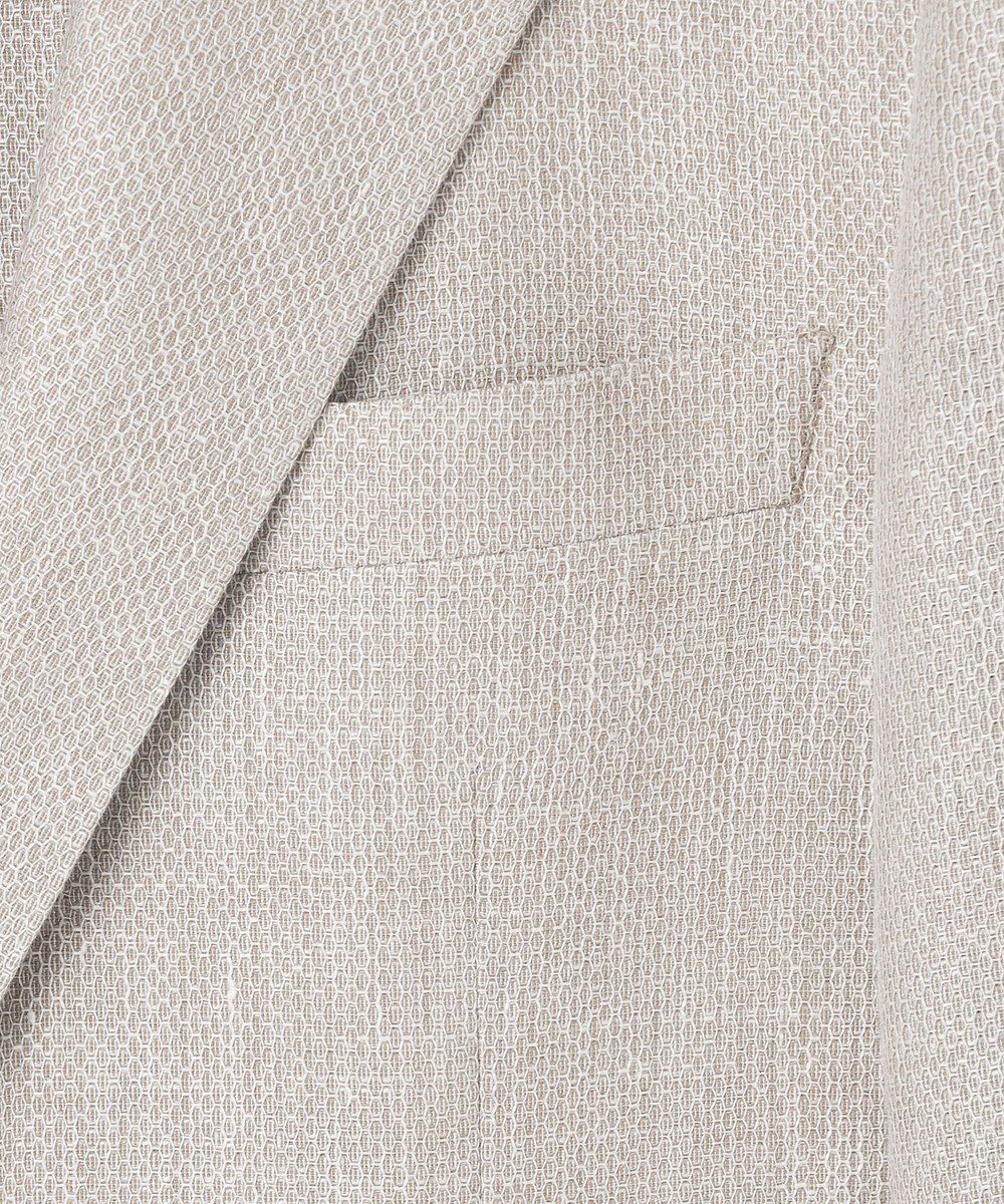 GOTAIRIKU 【DORMEUIL】ドーメル HEXAGON リネン ジャケット_ベージュ 