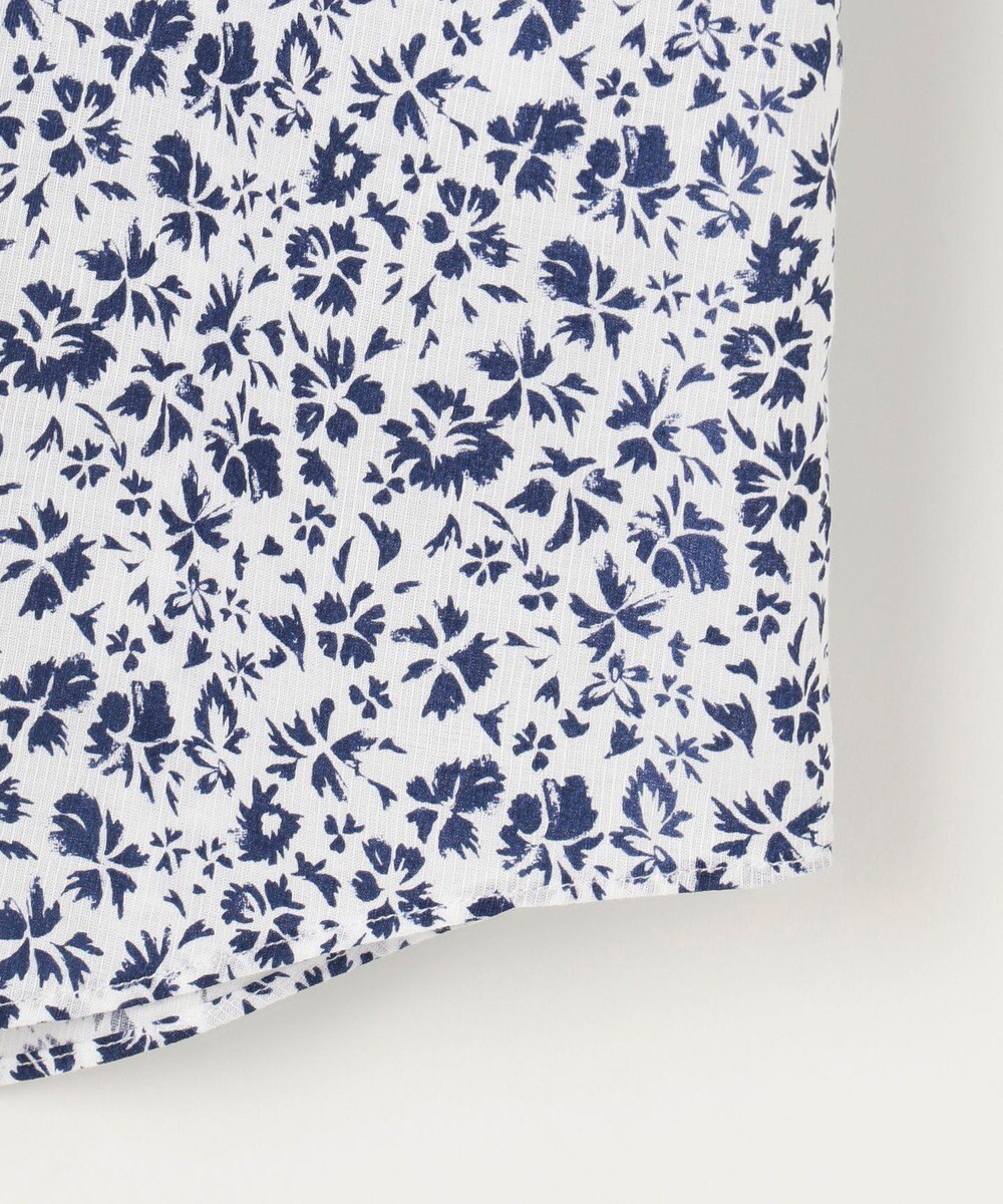 JOSEPH ABBOUD 【サスティナブル】コットンリヨセルリネンフラワープリント シャツ 