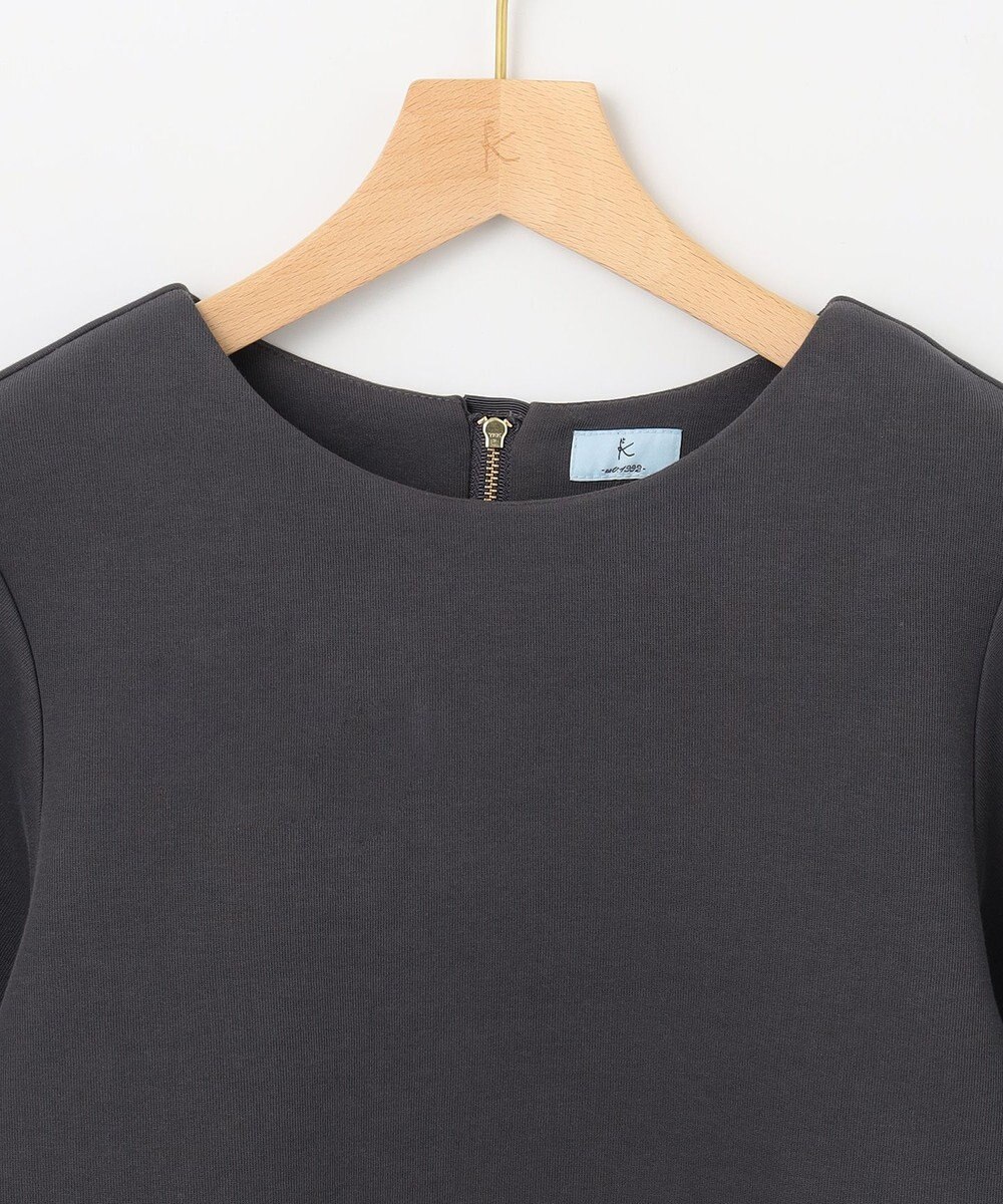 組曲 【WEB限定】パフスリーブ スウェットライクトップス 