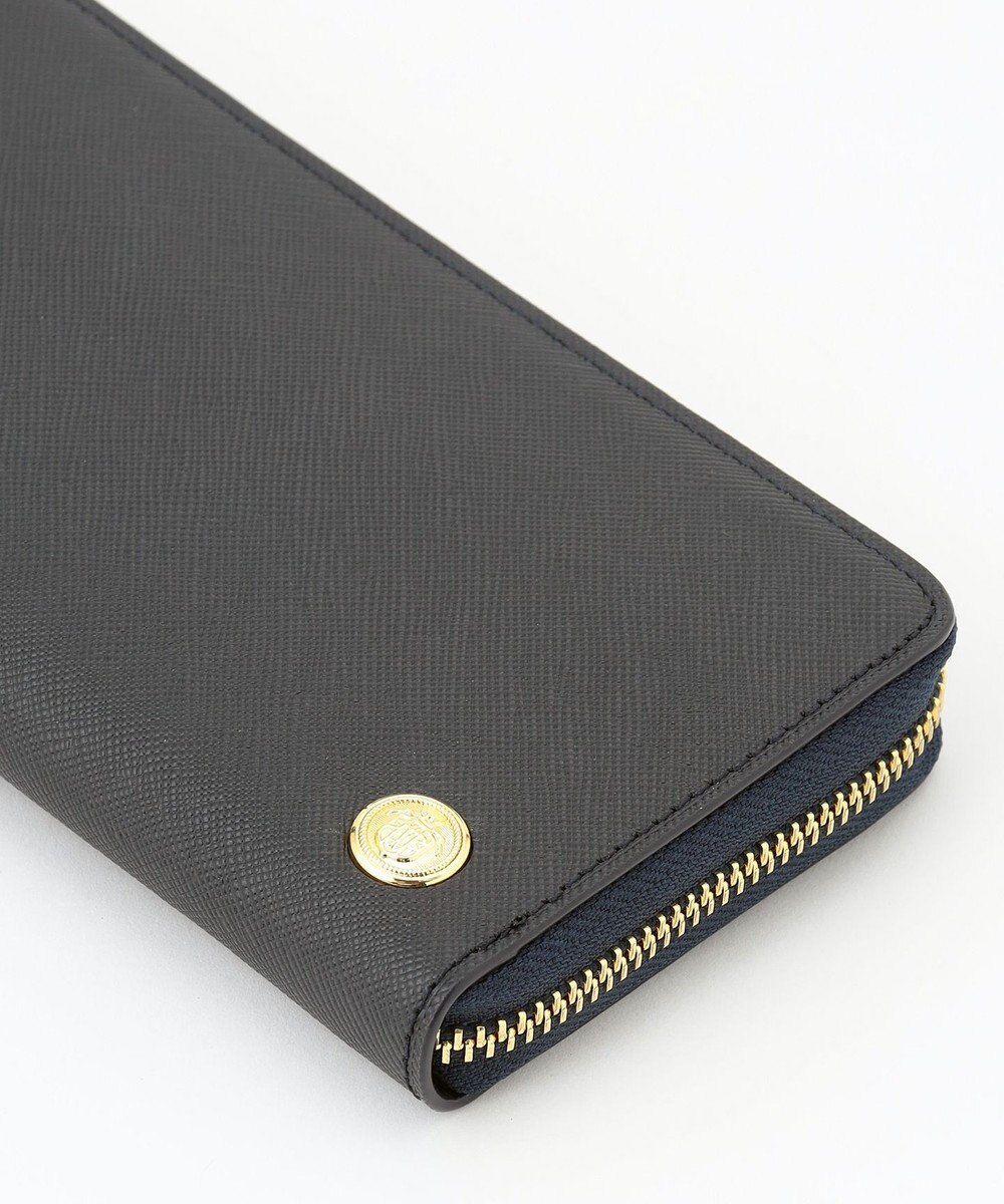 J.PRESS MEN 【MORPHO×J.PRESS】エンブレムボタン 長財布(ラウンドファスナー) 