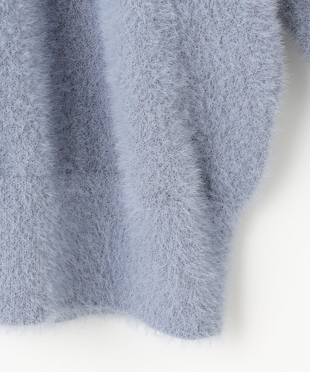 ANY SIS S 【全方位 好印象】ラメフェザーニット×フラワースカート セット 