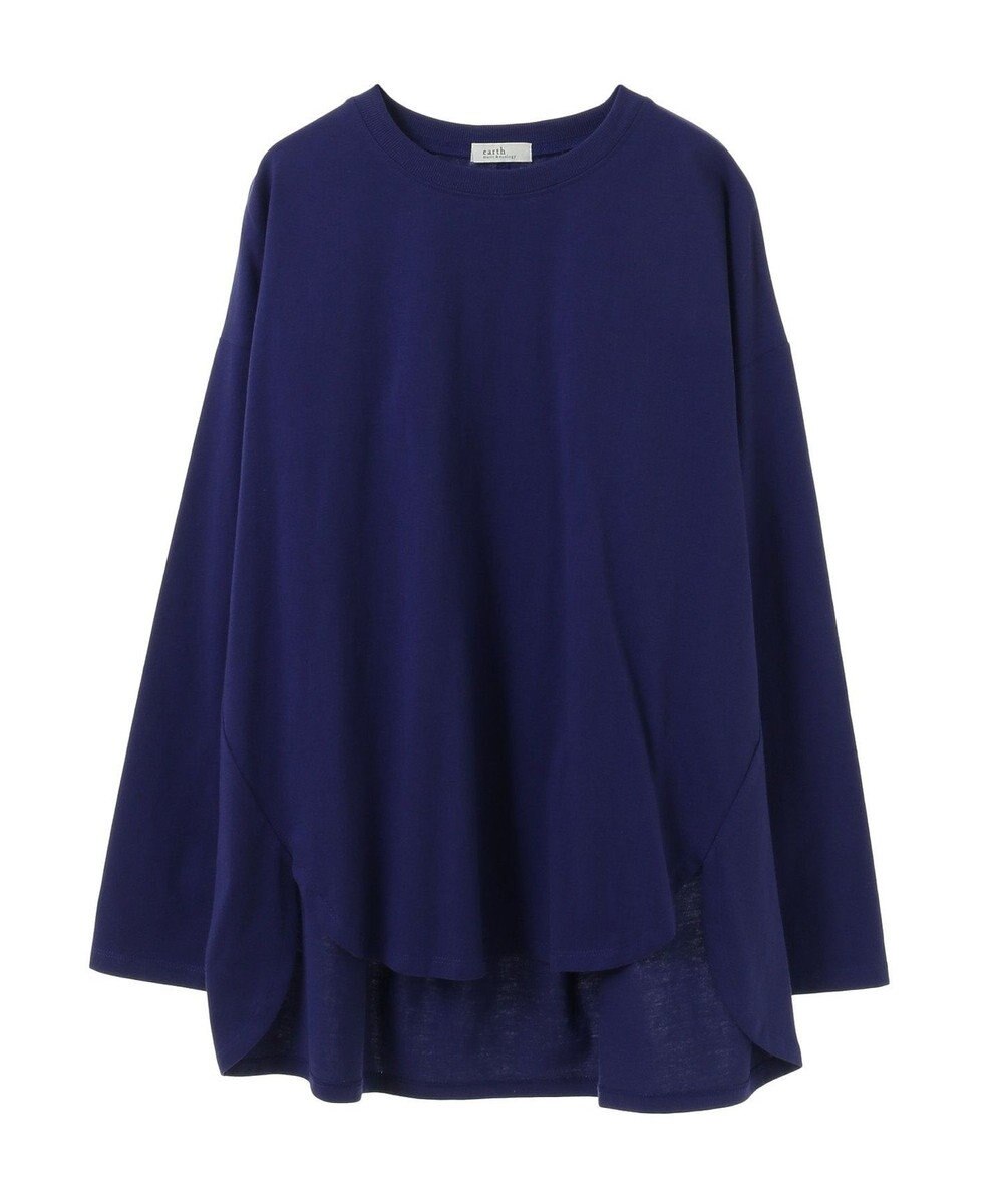 earth music&ecology ラウンドルーズロンＴ 