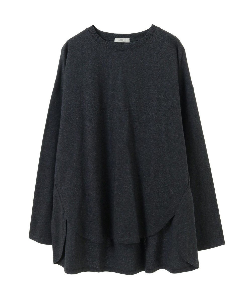 earth music&ecology ラウンドルーズロンＴ 