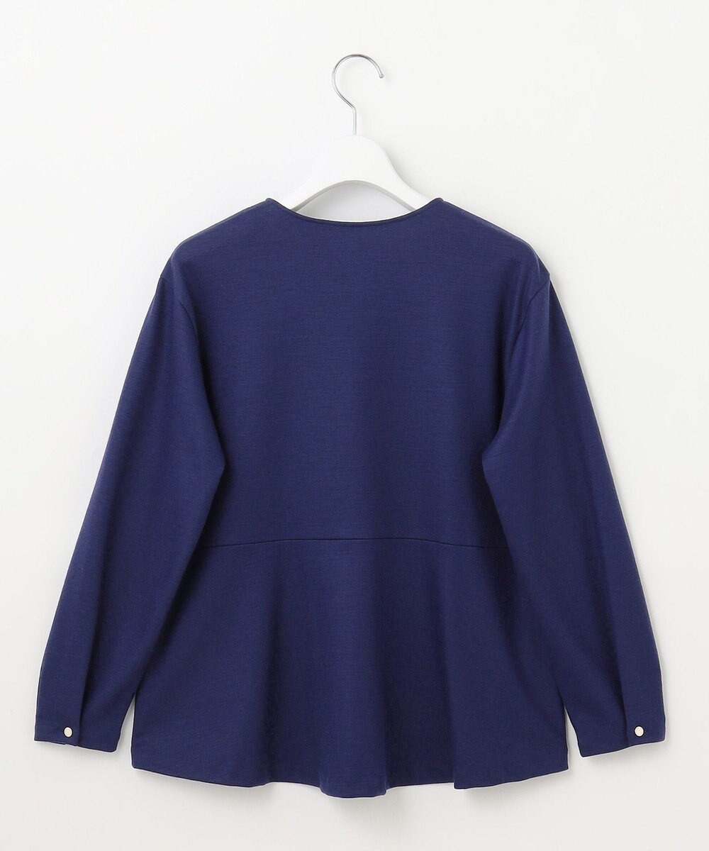 J.PRESS LADIES S ウールスムース ペプラム カットソー 