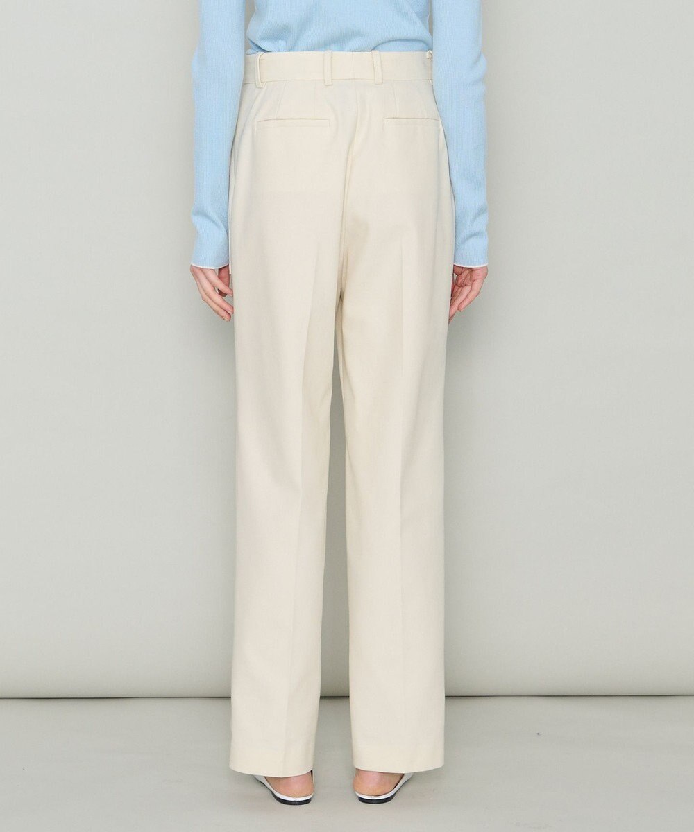 JOSEPH 【洗える】オーガニックツイル　ワイドトラウザーズ 