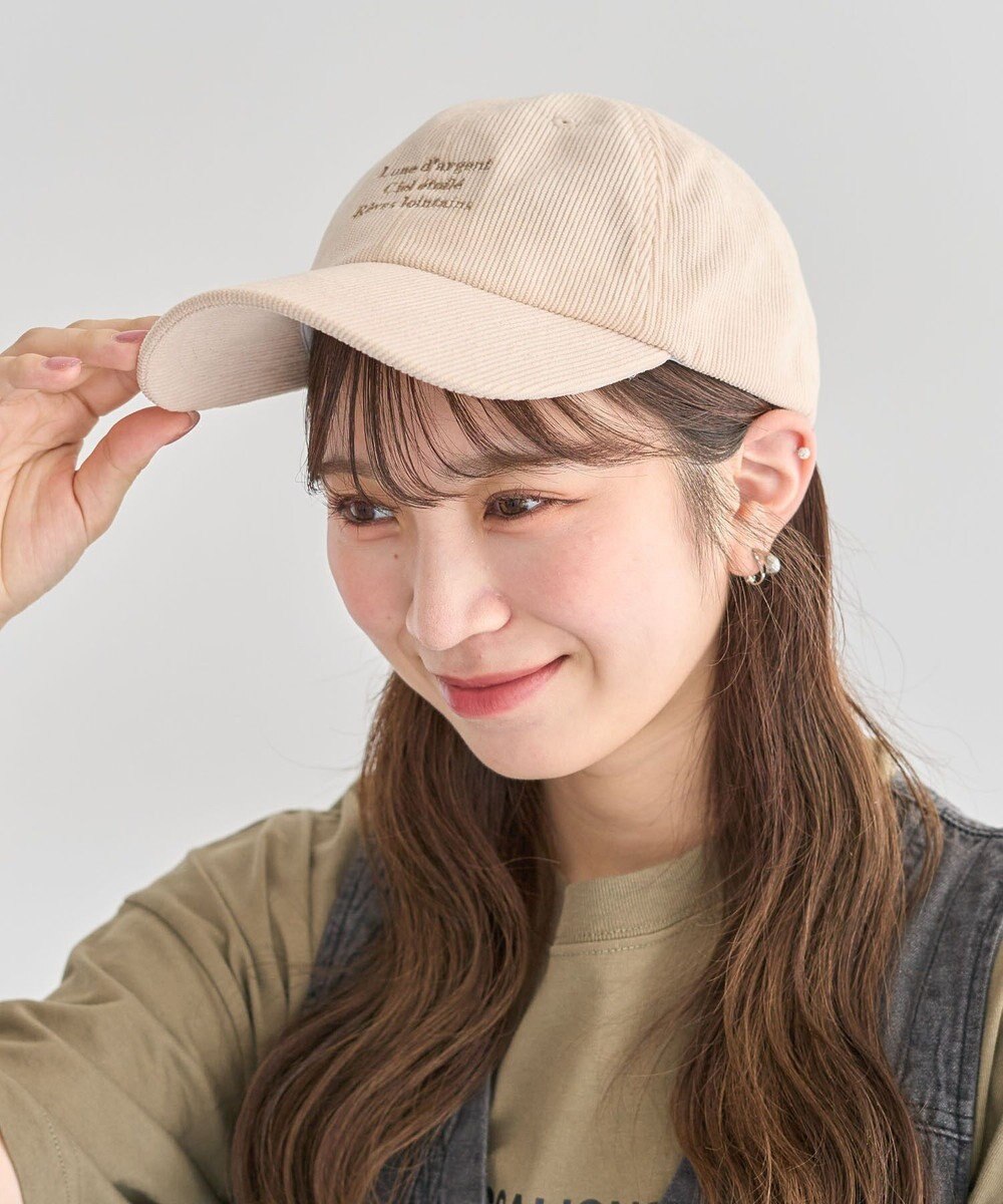 Green Parks ｅｖｅｒｙｗａｌｋ．コーデュロイロゴキャップ 