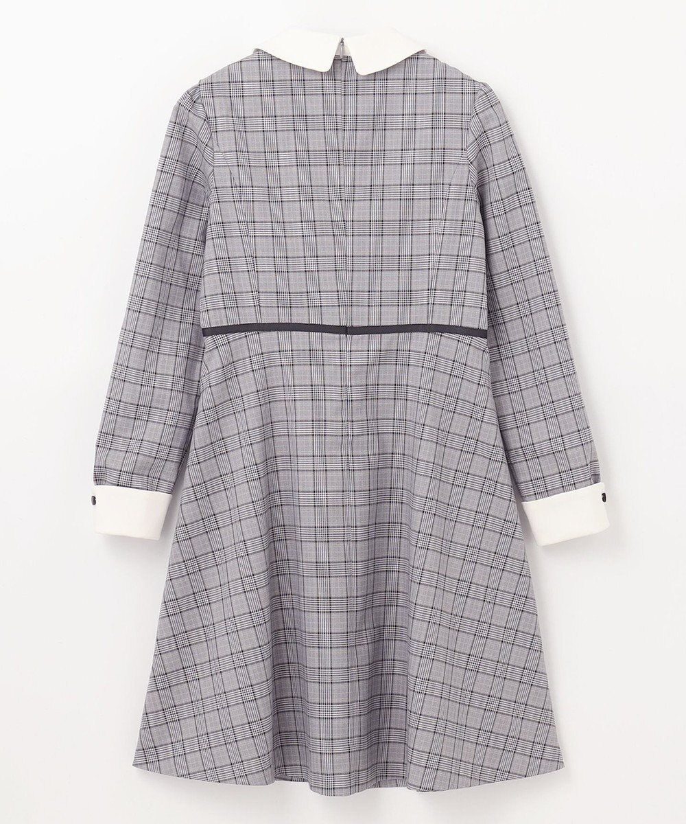 組曲 KIDS 【150-170㎝】グレンチェック ワンピース 