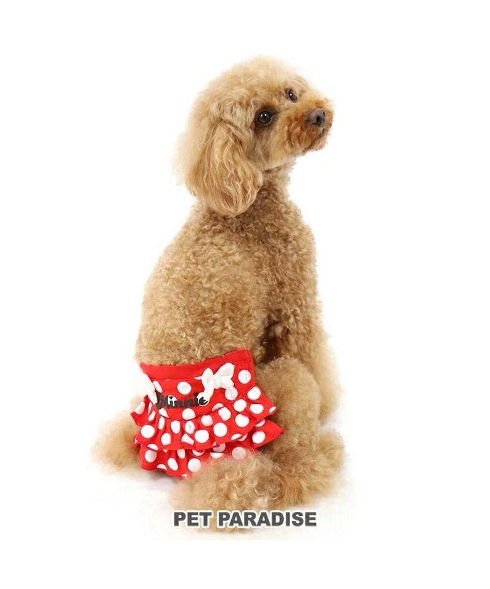 PET PARADISE 犬服 犬用品 ペットグッズ ペットウェア ペットパラダイス 犬 服 サニタリーパンツ 抗菌・防臭 ディズニー ミニーマウス 【小型犬】 ドット柄 | 女の子 ドッグウエア ドッグウェア イヌ おしゃれ かわいい キャラクター 赤