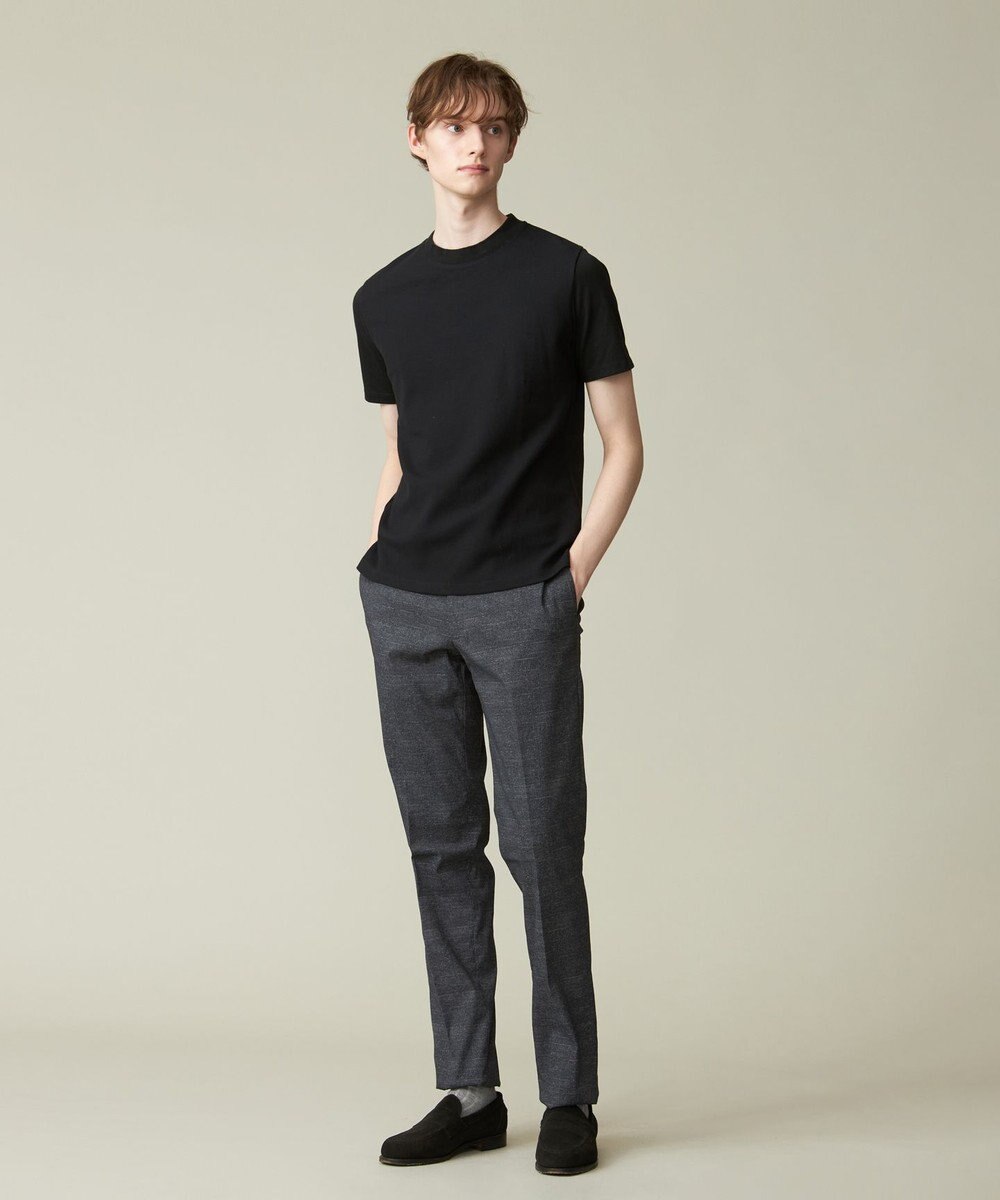 J.PRESS MEN 感動！？上品な見た目に着心地抜群なセットアップ【MECHANICAL】【超軽量 / 清涼感 / 洗える】ハイパワーストレッチ リネンルックパンツ 