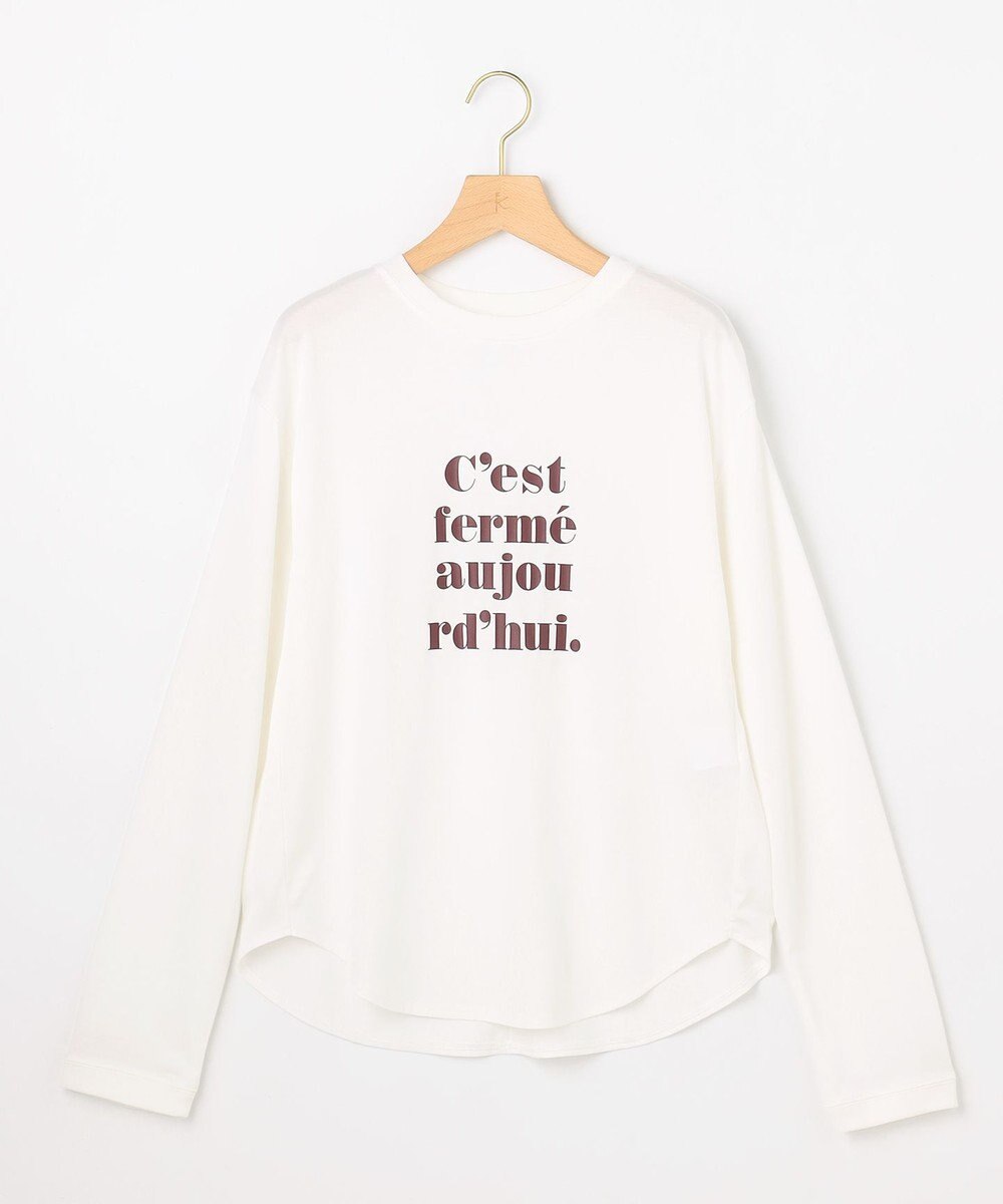 組曲 L 【加藤ローサさん着用】プリントロング Tシャツ 