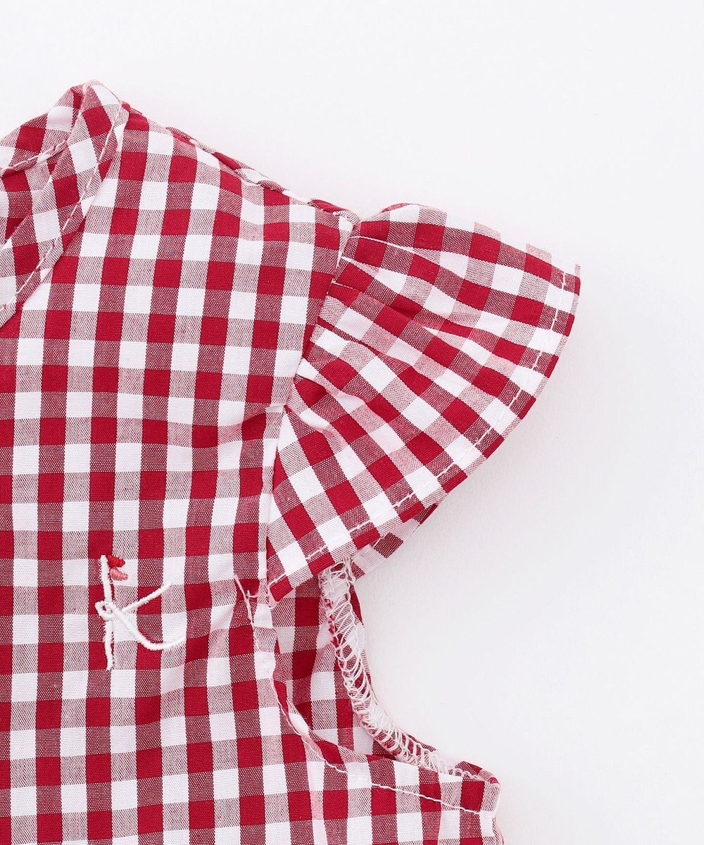 組曲 KIDS 【80-100㎝】ギンガム セットアップ 