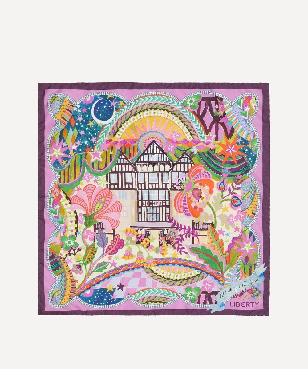 LIBERTY. リバティ ステージ 45x45 シルクスカーフ 