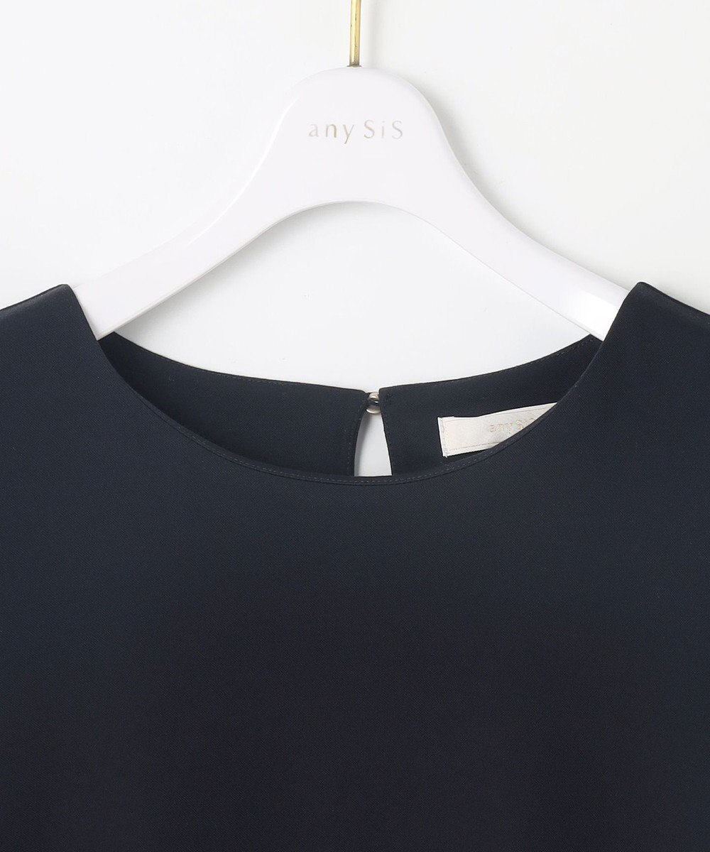 ANY SIS 【接触冷感・UVカット・洗える】ハイストレッチスムースタックスリーブ カットソー 