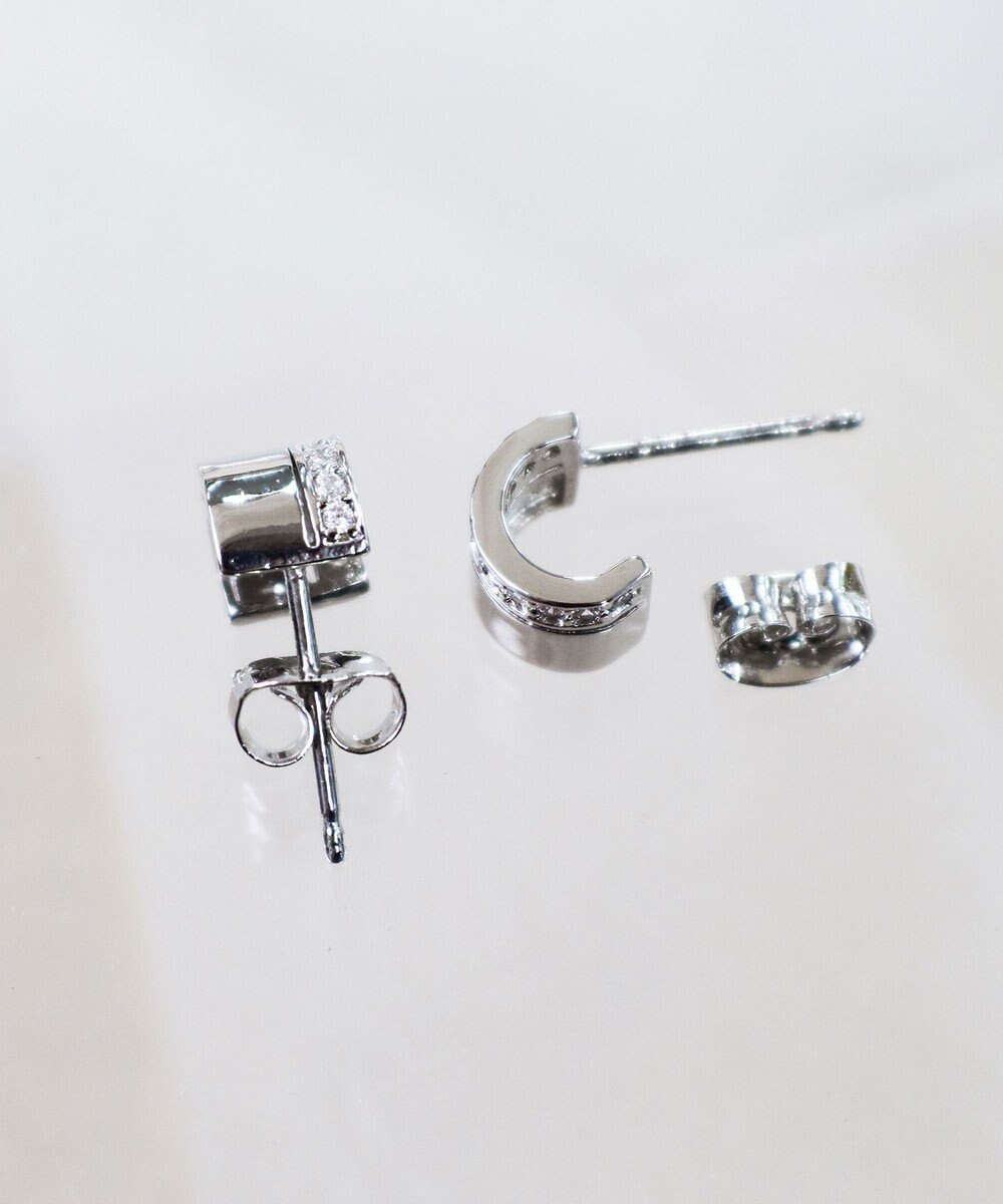 Tiaclasse 【金属アレルギー対応】ラインフープピアス 