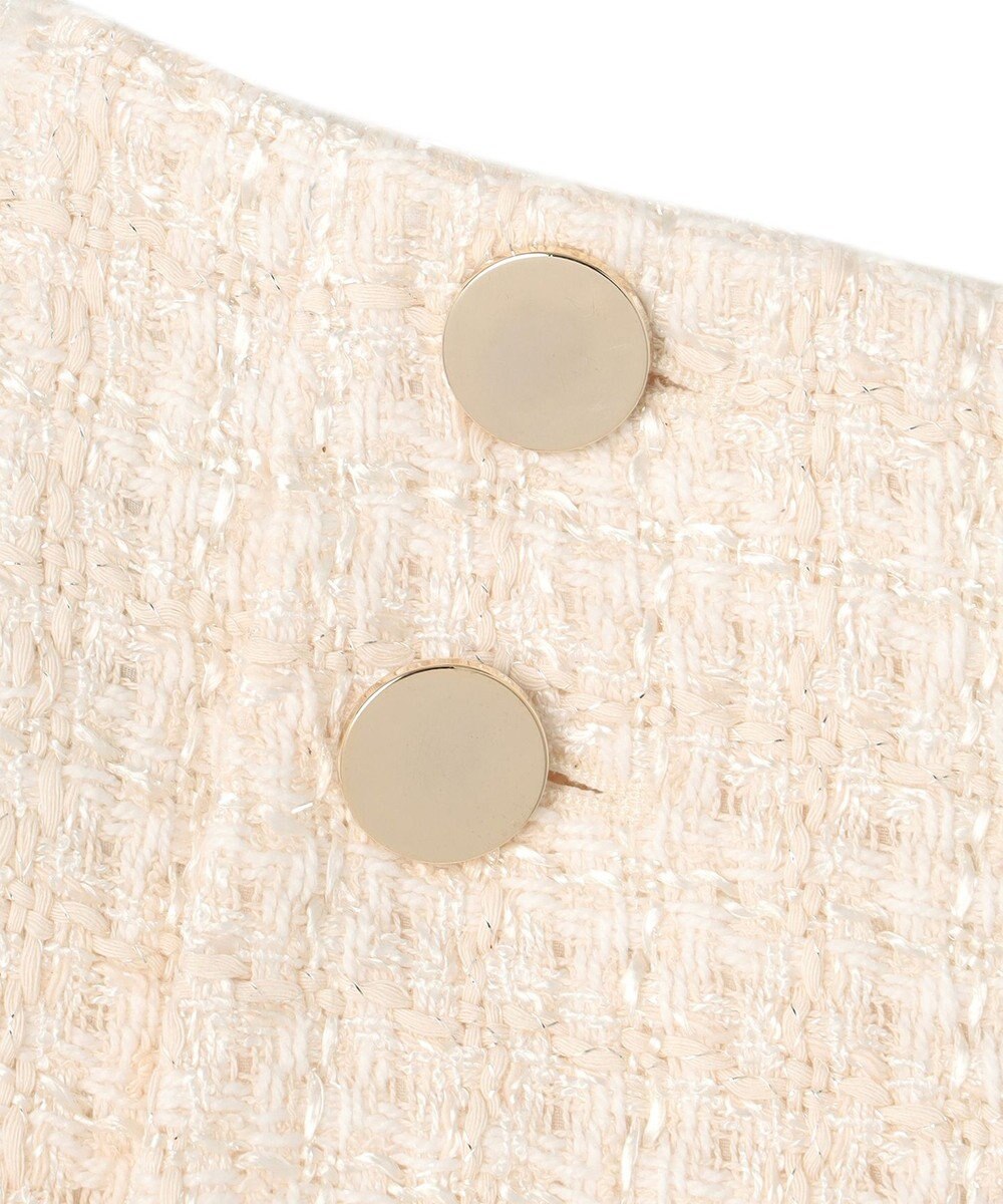 GRACE CONTINENTAL ツイードボックスタックショートパンツ 